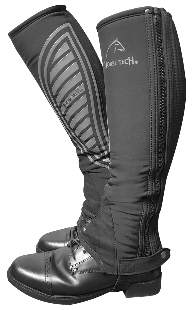 Horse Tech Blizzard Half Chap Black / X Large