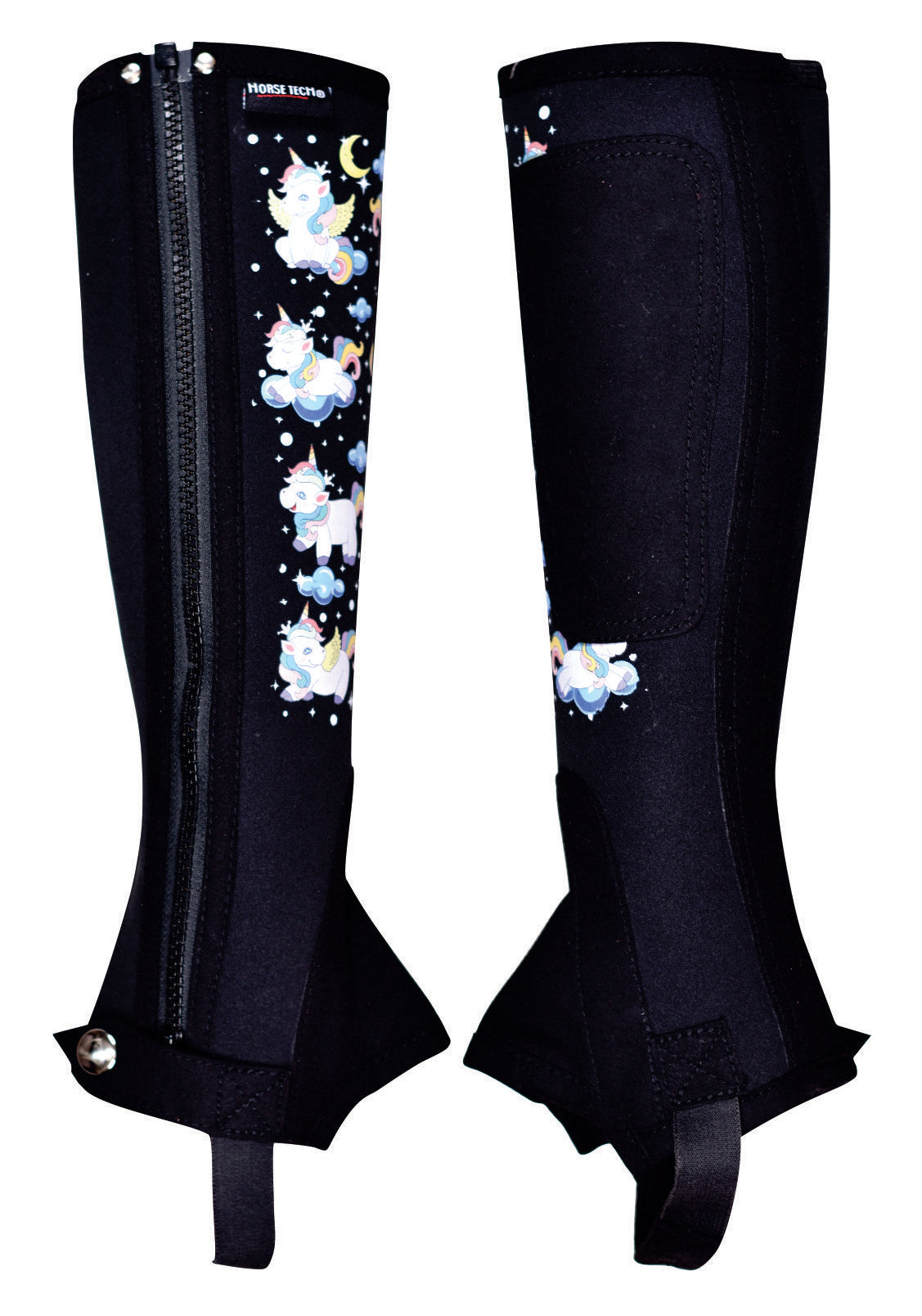 Horse Tech Horse Print Chap % Black / Large