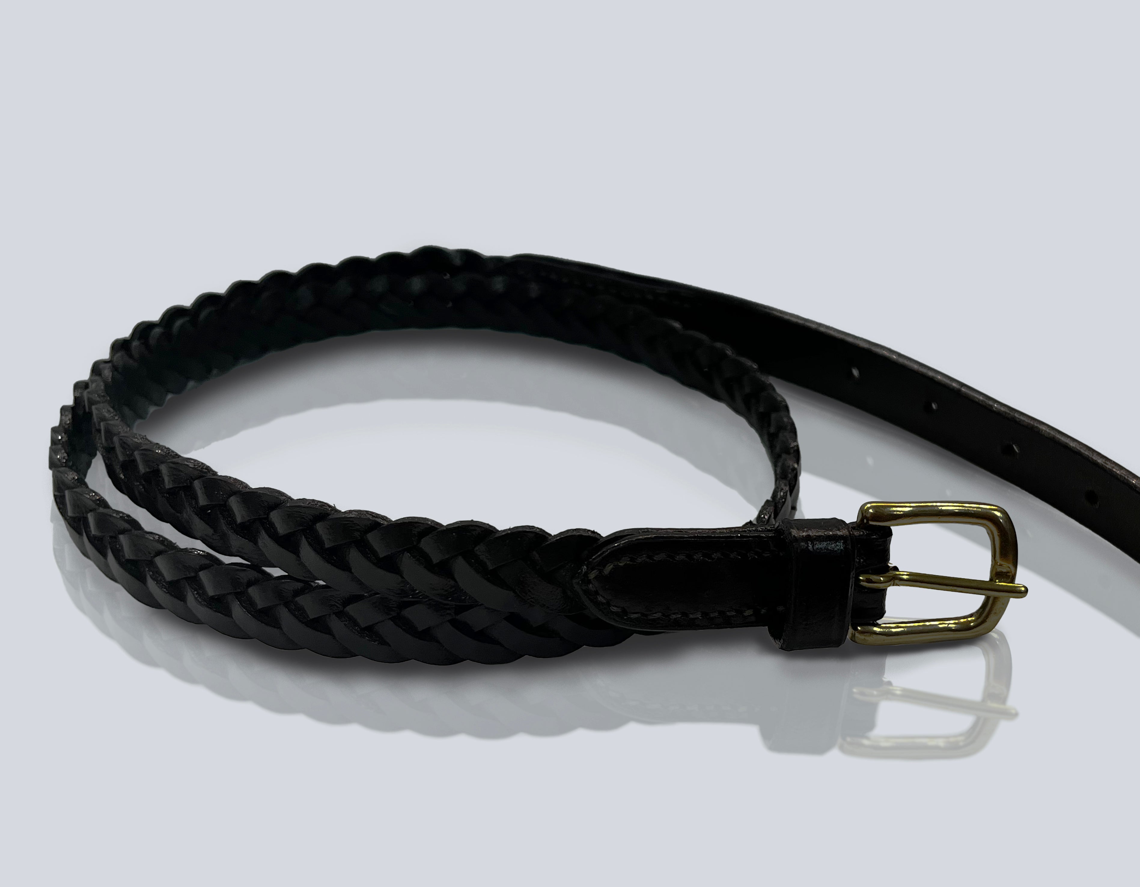 Enzo Raised Belt Black / 100