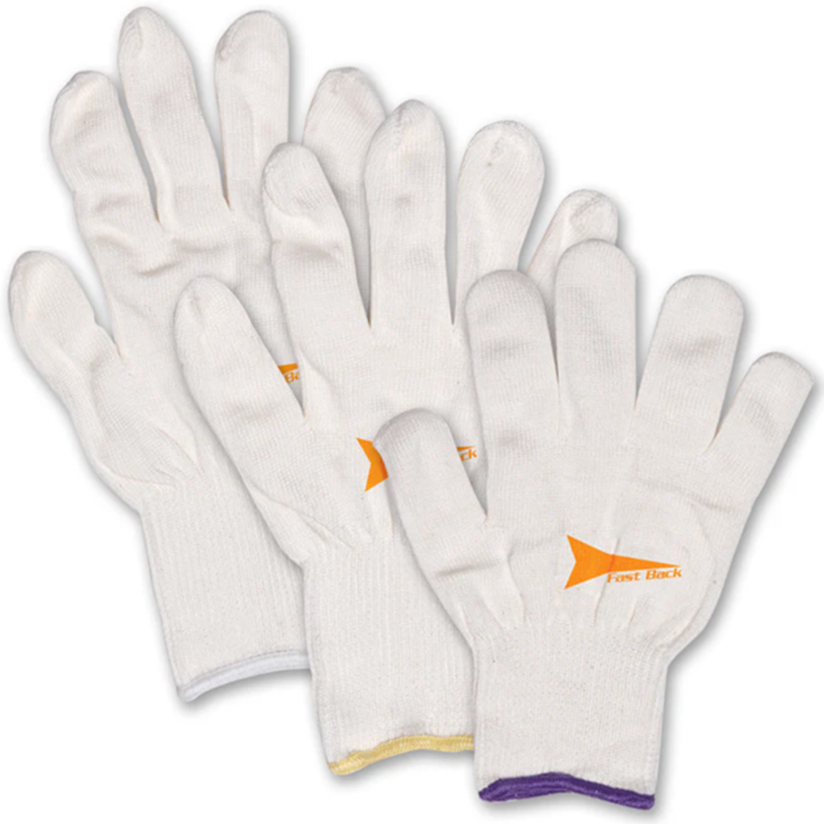 Fastback Control Roping Glov White / Large