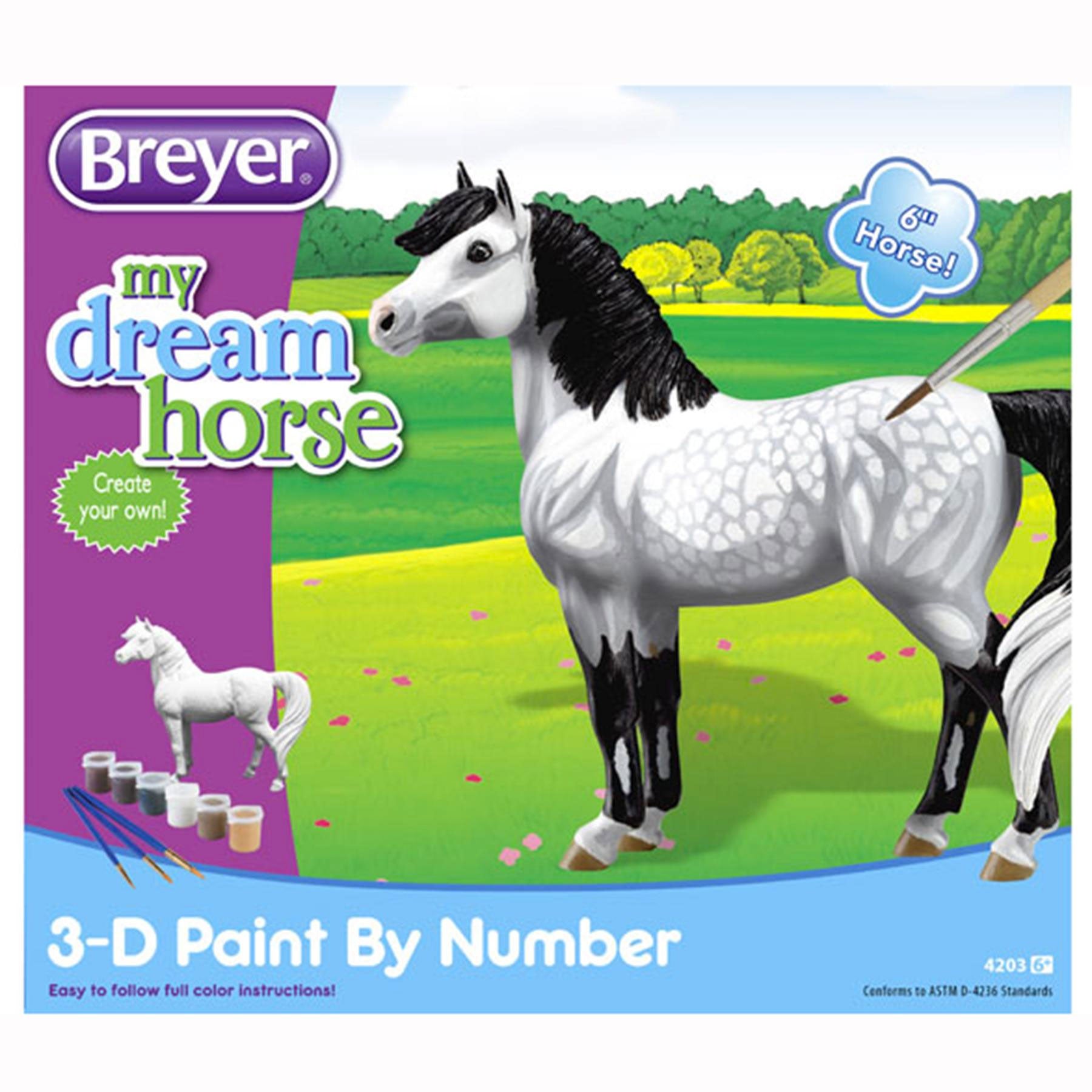 Breyer 3D Paint By Number Grey%