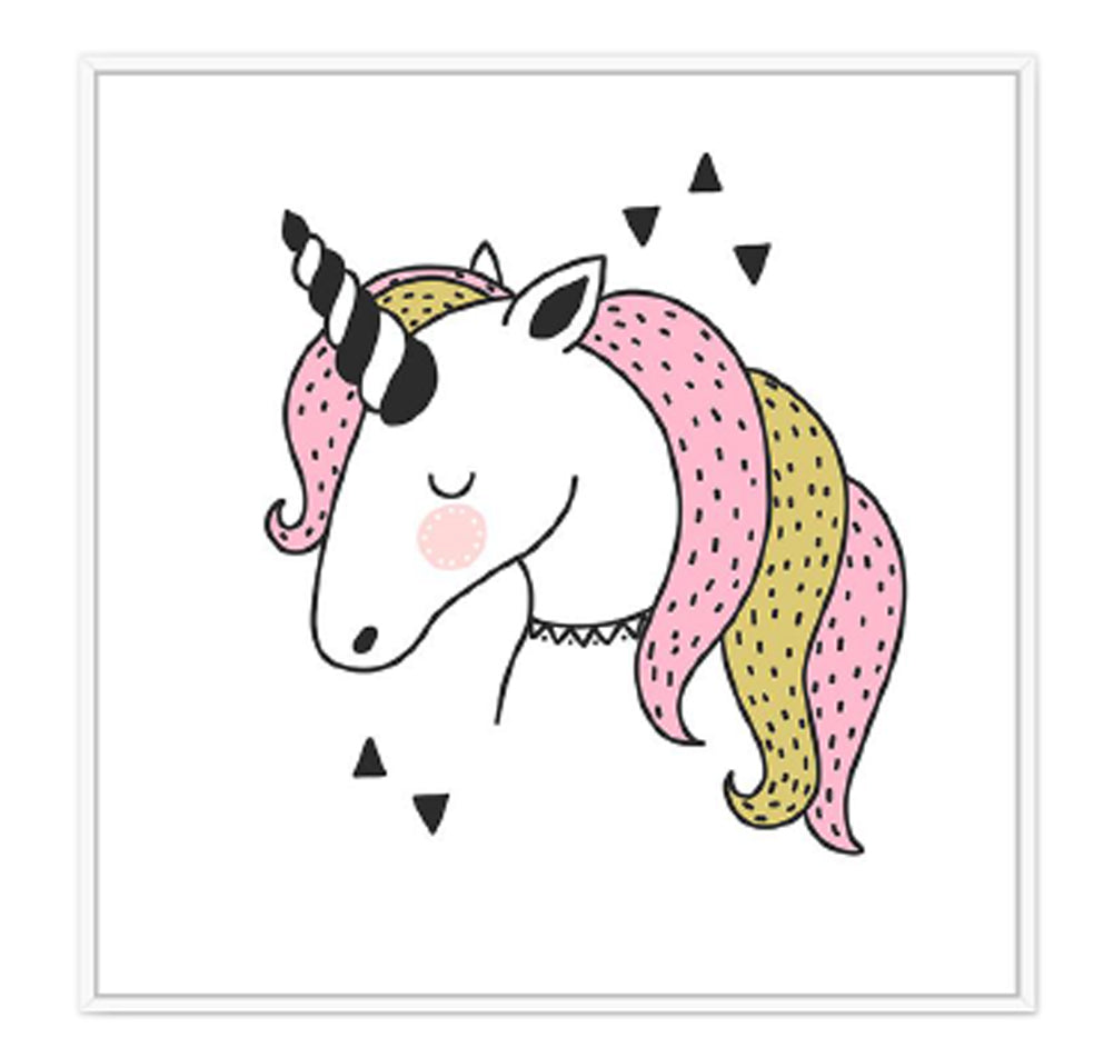 Print Strawberry Unicorn 30x30cm