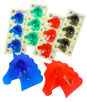 Horse Head Suction Hooks (Set of 3)%
