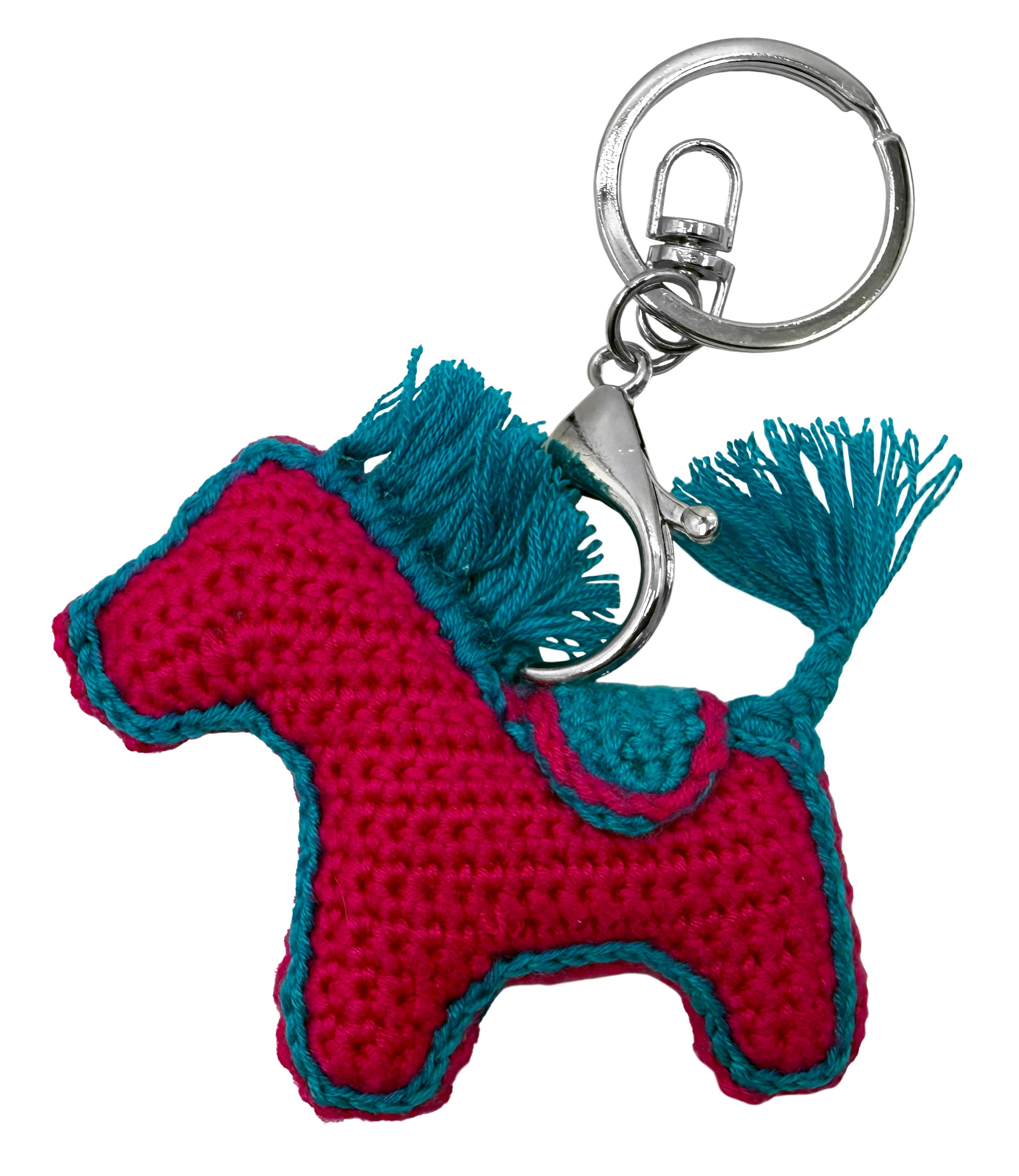 Key Ring Hand Knitted Pony One / Assorted
