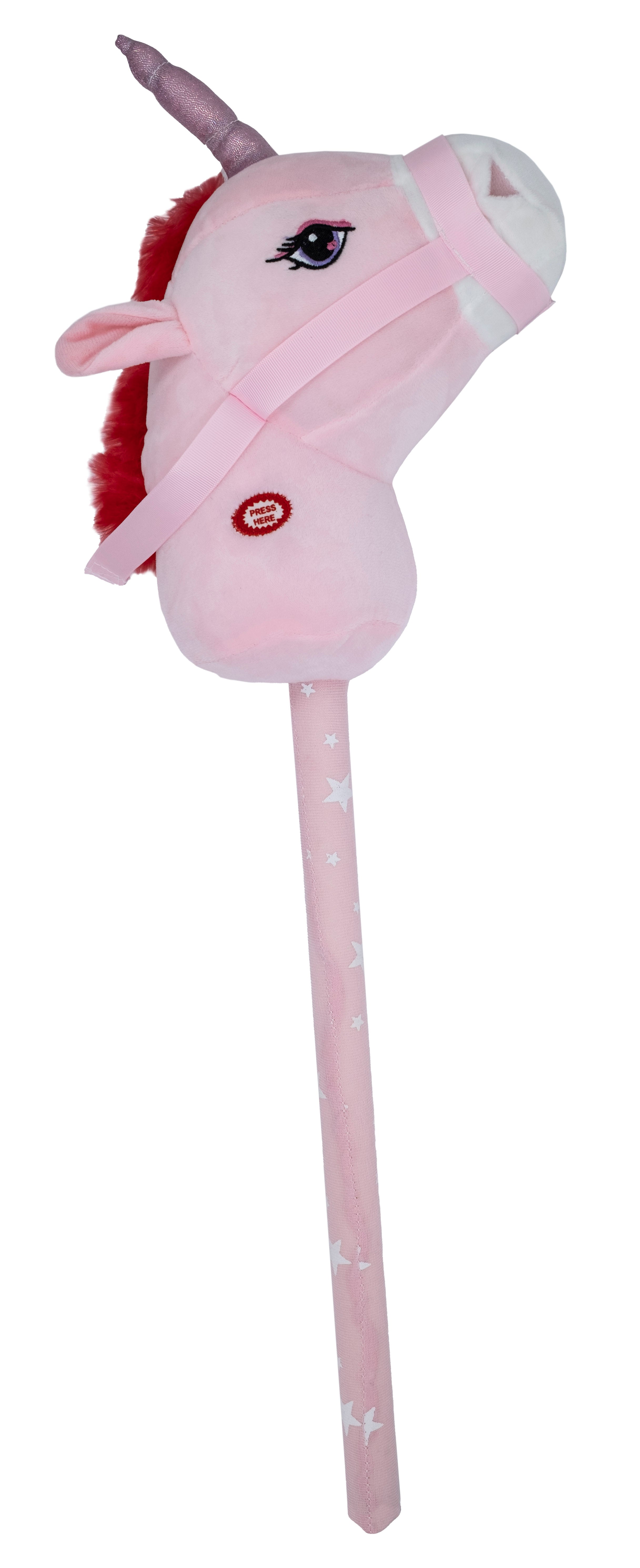 Plush Stick Horse Brown / All