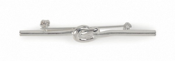 Shires Single Knot Stockpin Silver / All