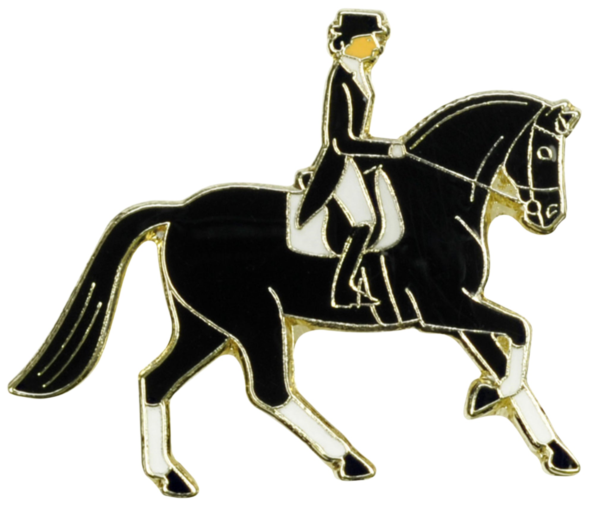 Lapel Pin Dressage Rider