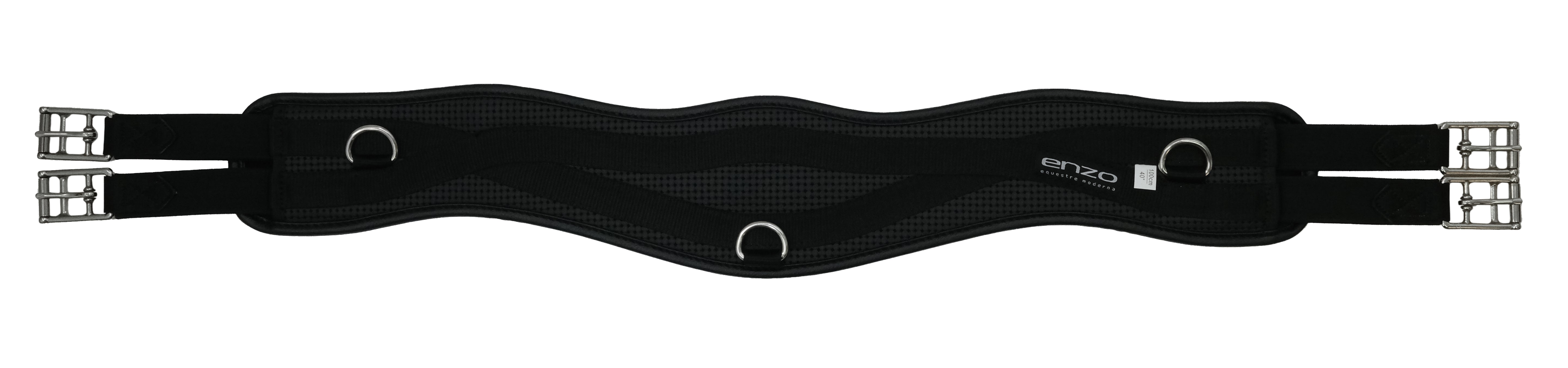 Girth A/G Cont Elastic Both Ends Black / 42