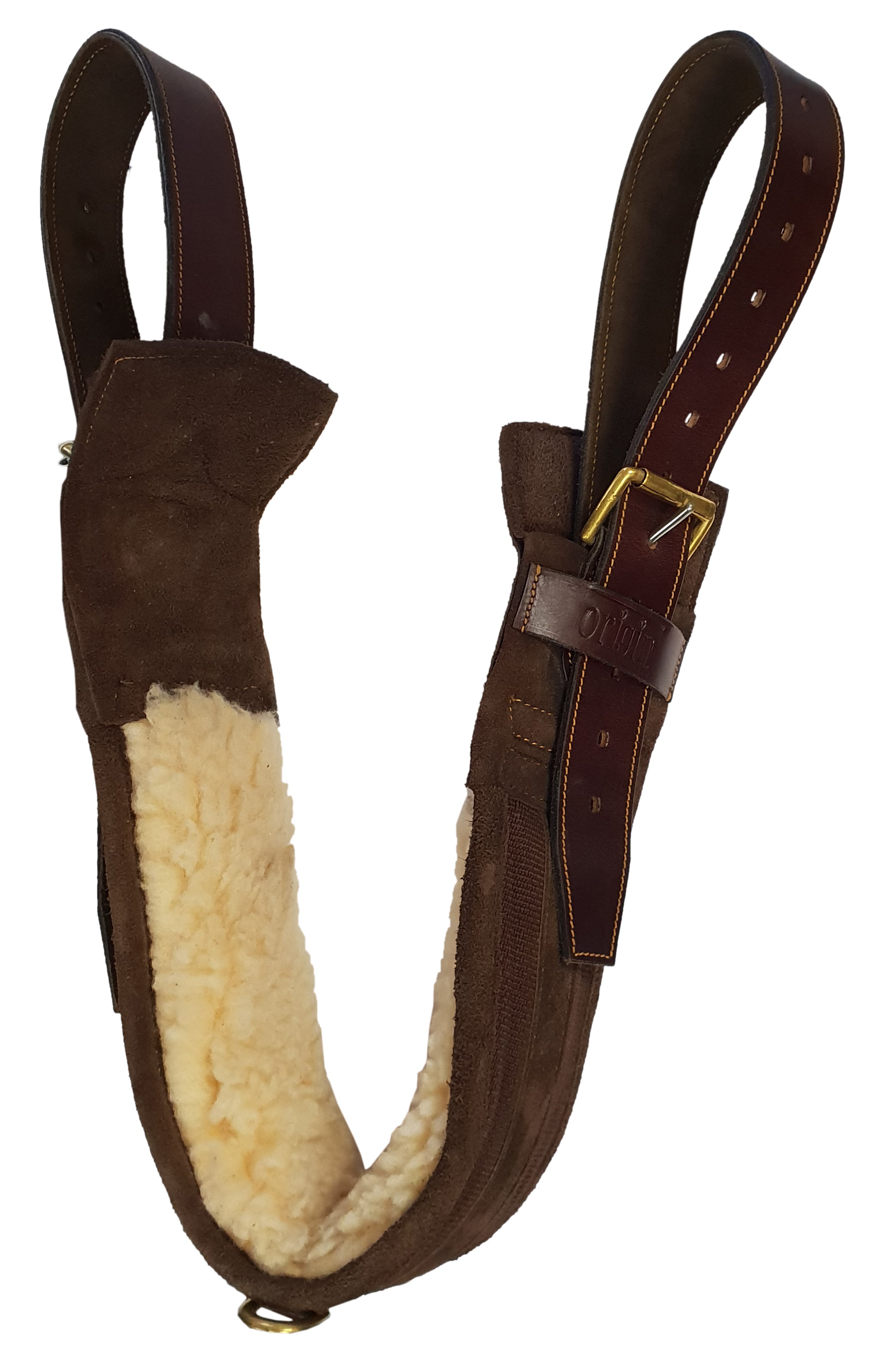 Origin Suede Stock/Western Girth (Brown)