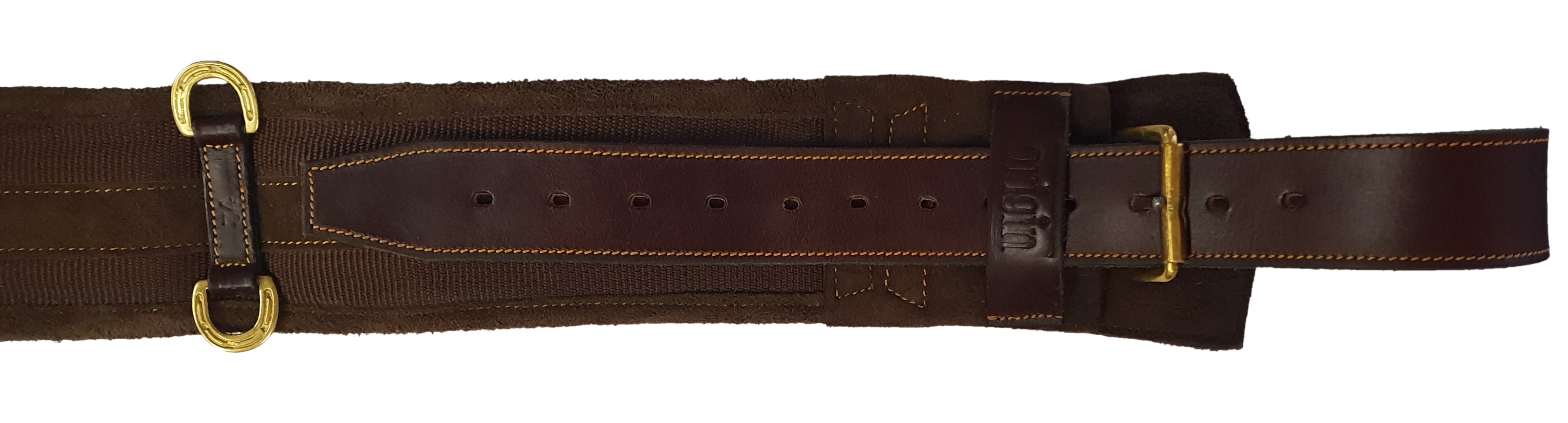Origin Suede Stock/Western Girth (Brown)