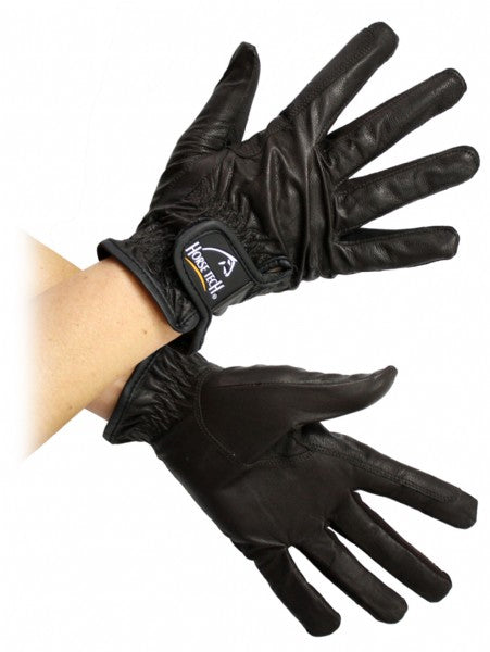 Horse Tech Classic Leather Glove Brown / X Large