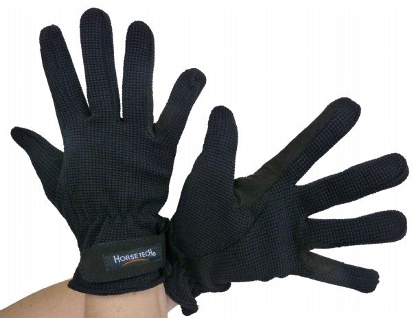Horse Tech Waffle Glove Black / X Large