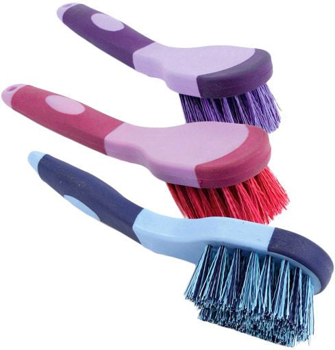 Shires Contour Bucket Brush (Pink)%