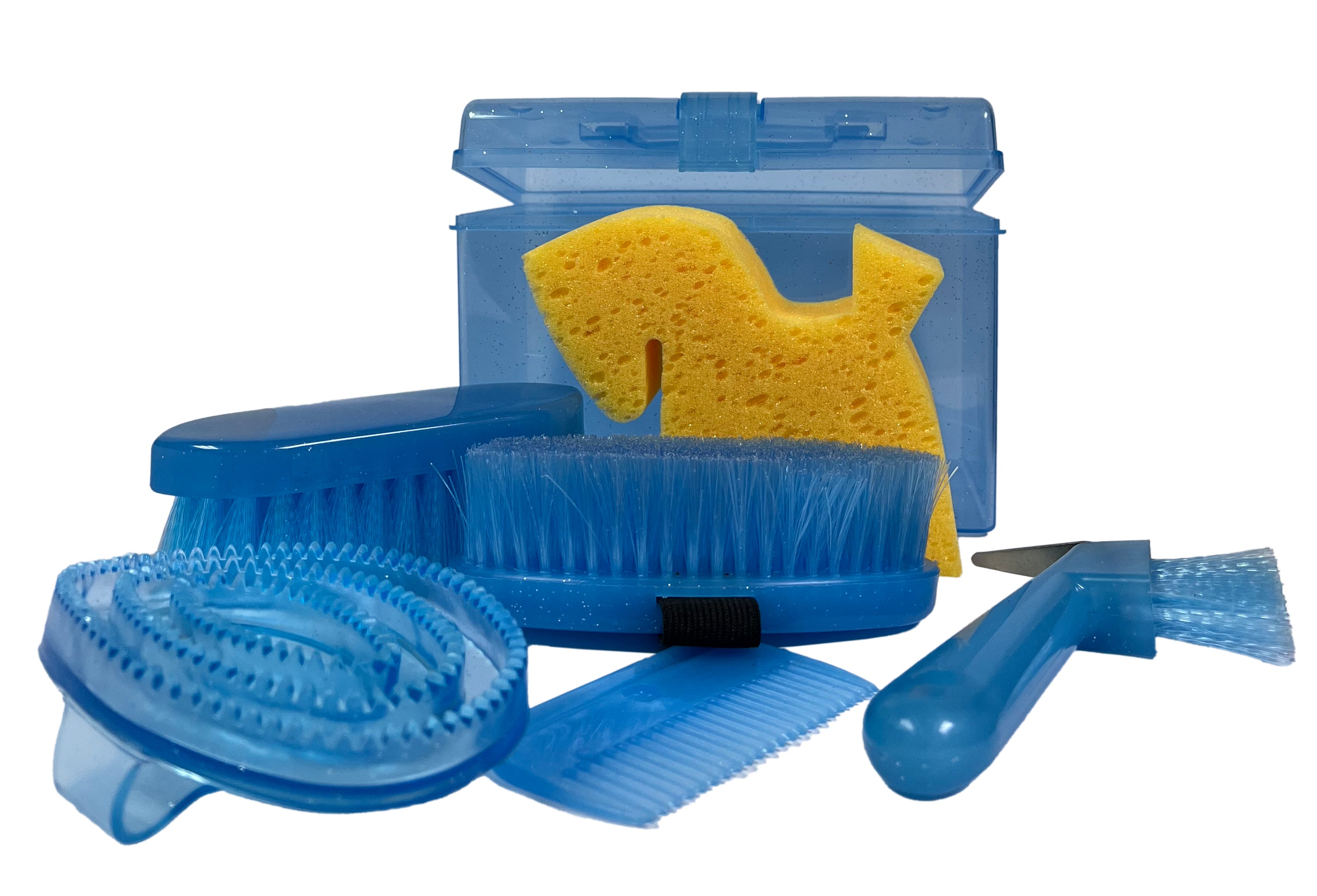 Glitter Grooming Set (Neon Blue)
