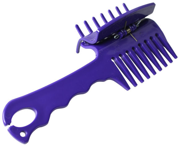 Plastic Plaiting Comb (Purple)%