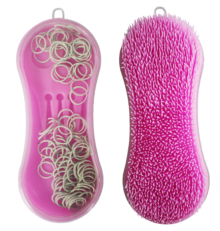 Magic Brush w/Comb & Rubber Band