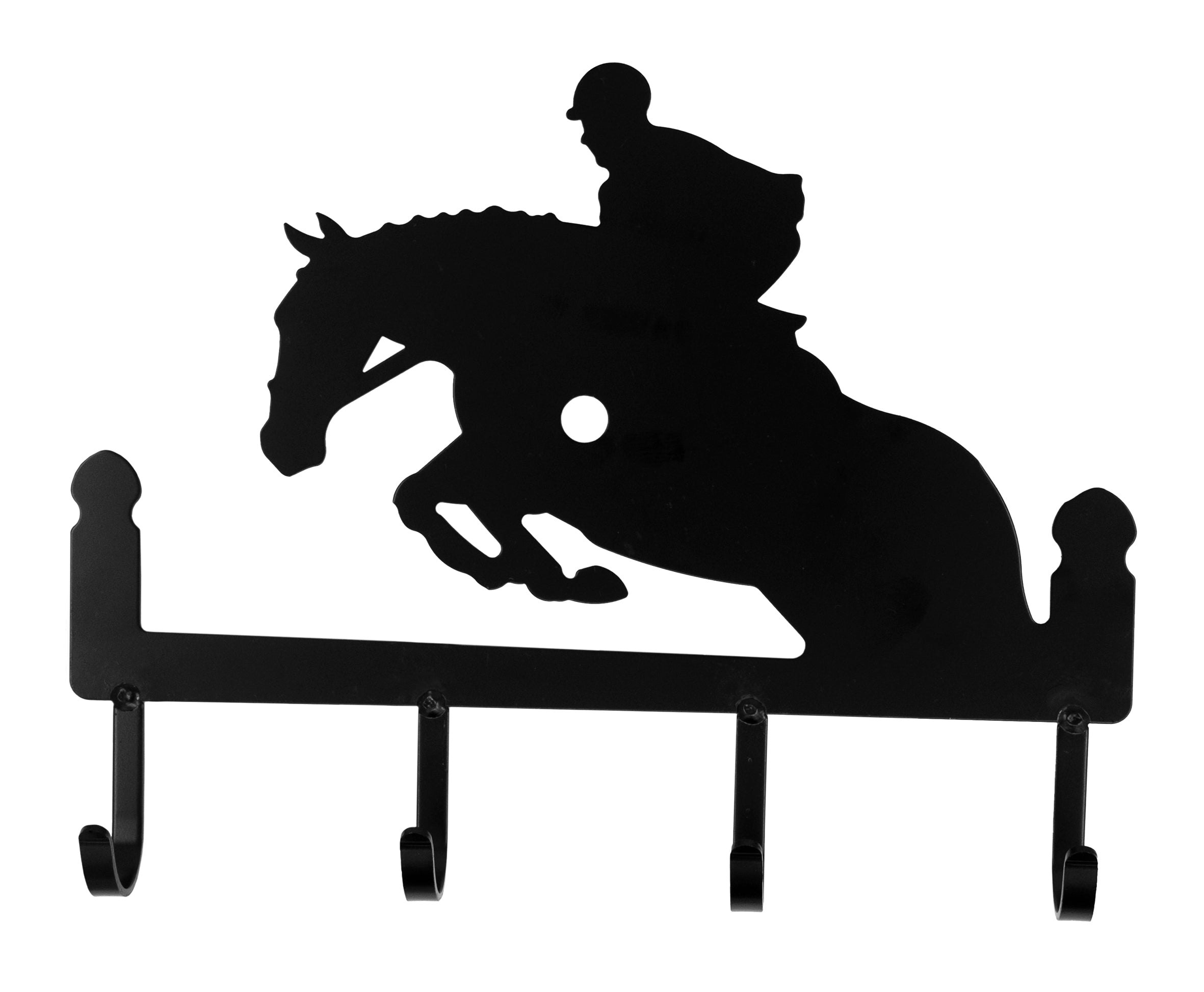 4 Hook Key Holder Jumping Horse