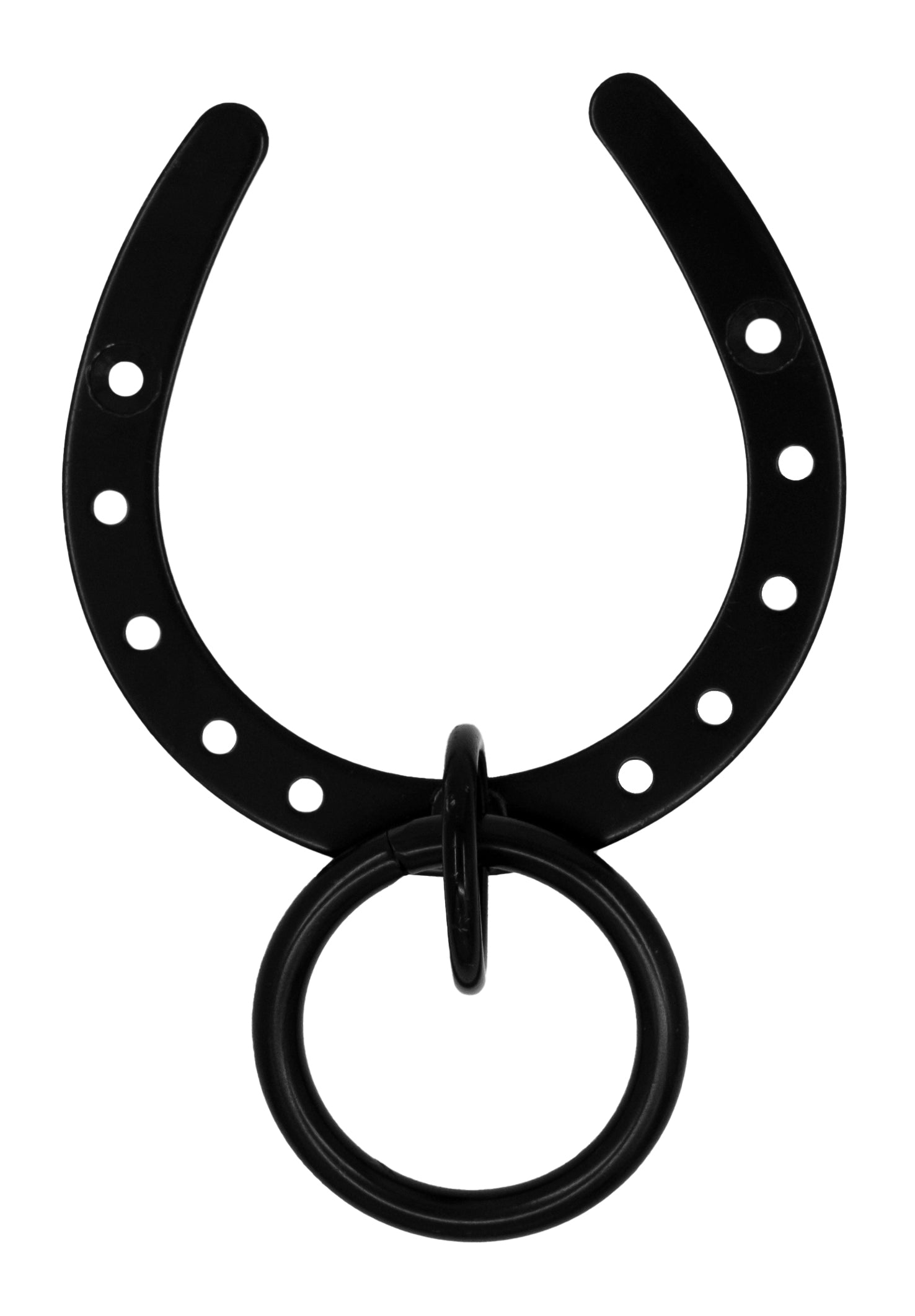 Horseshoe Cross Tie with Ring