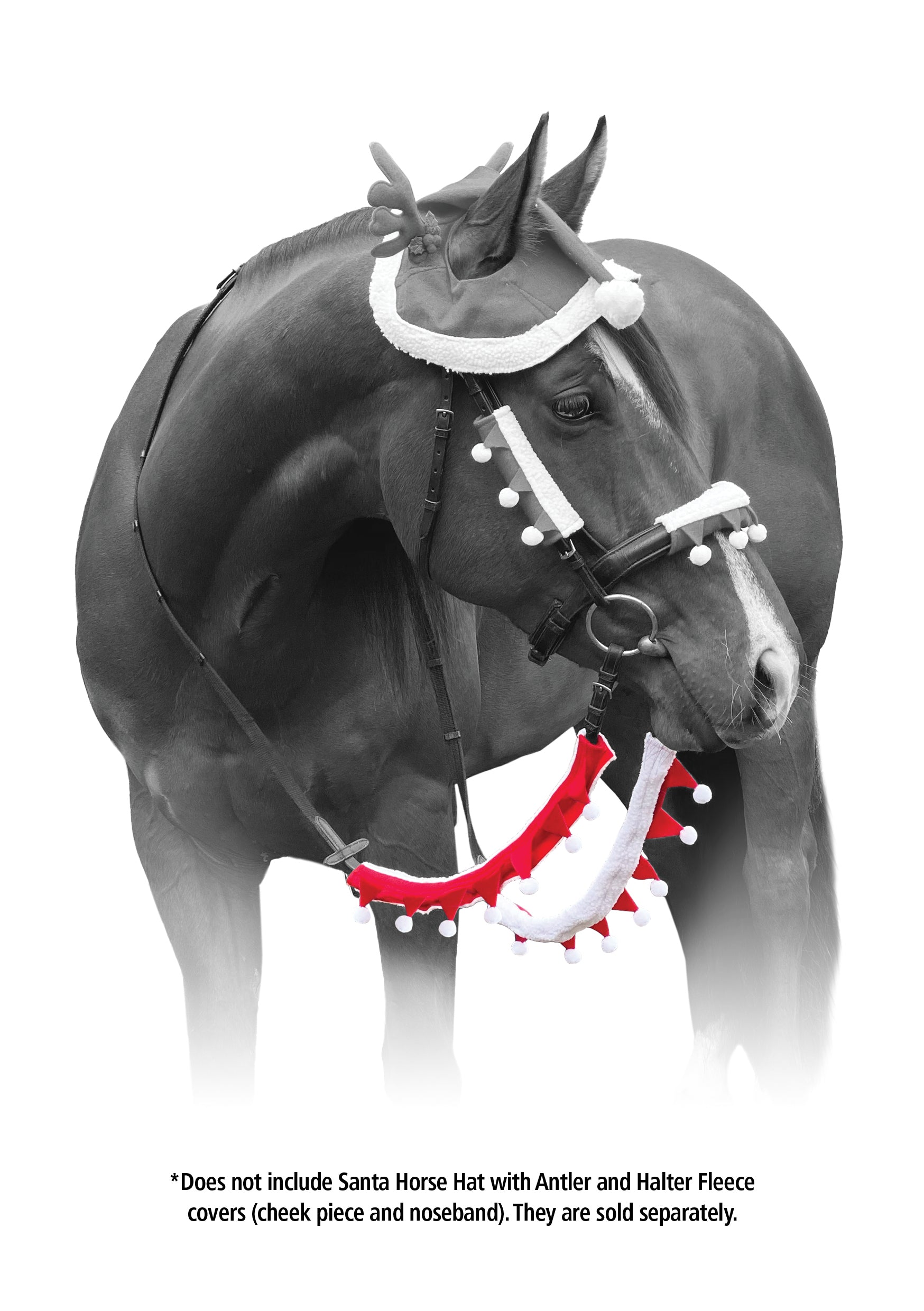 Santa Horse Rein Cover