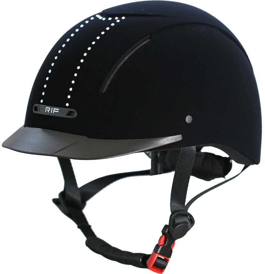RIF Tina Riding Helmet (L/59-61 Black)%