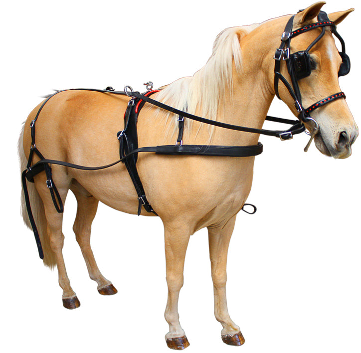 Enzo Mini Harness Black Leather