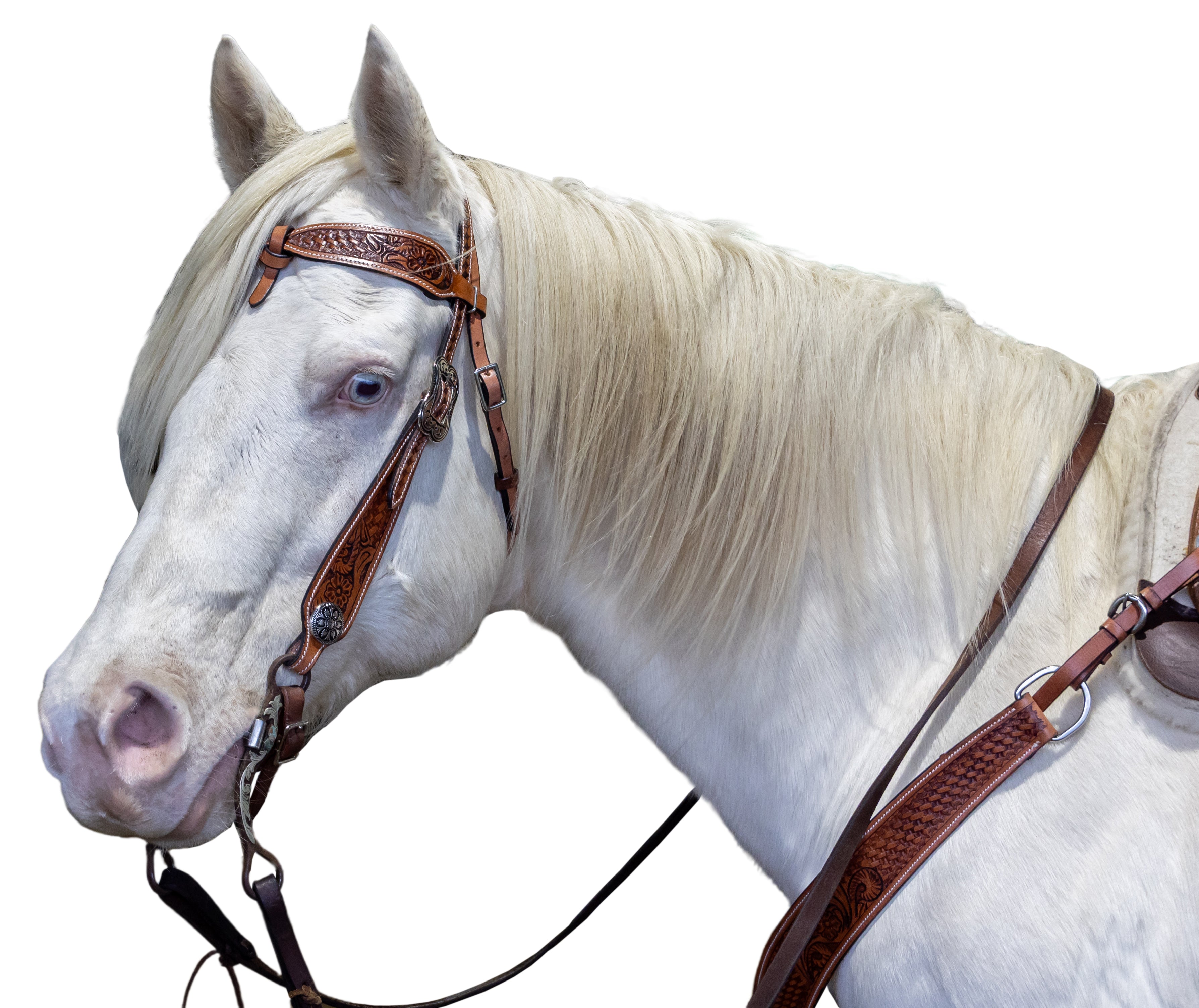 Origin Carved Headstall(Natural)