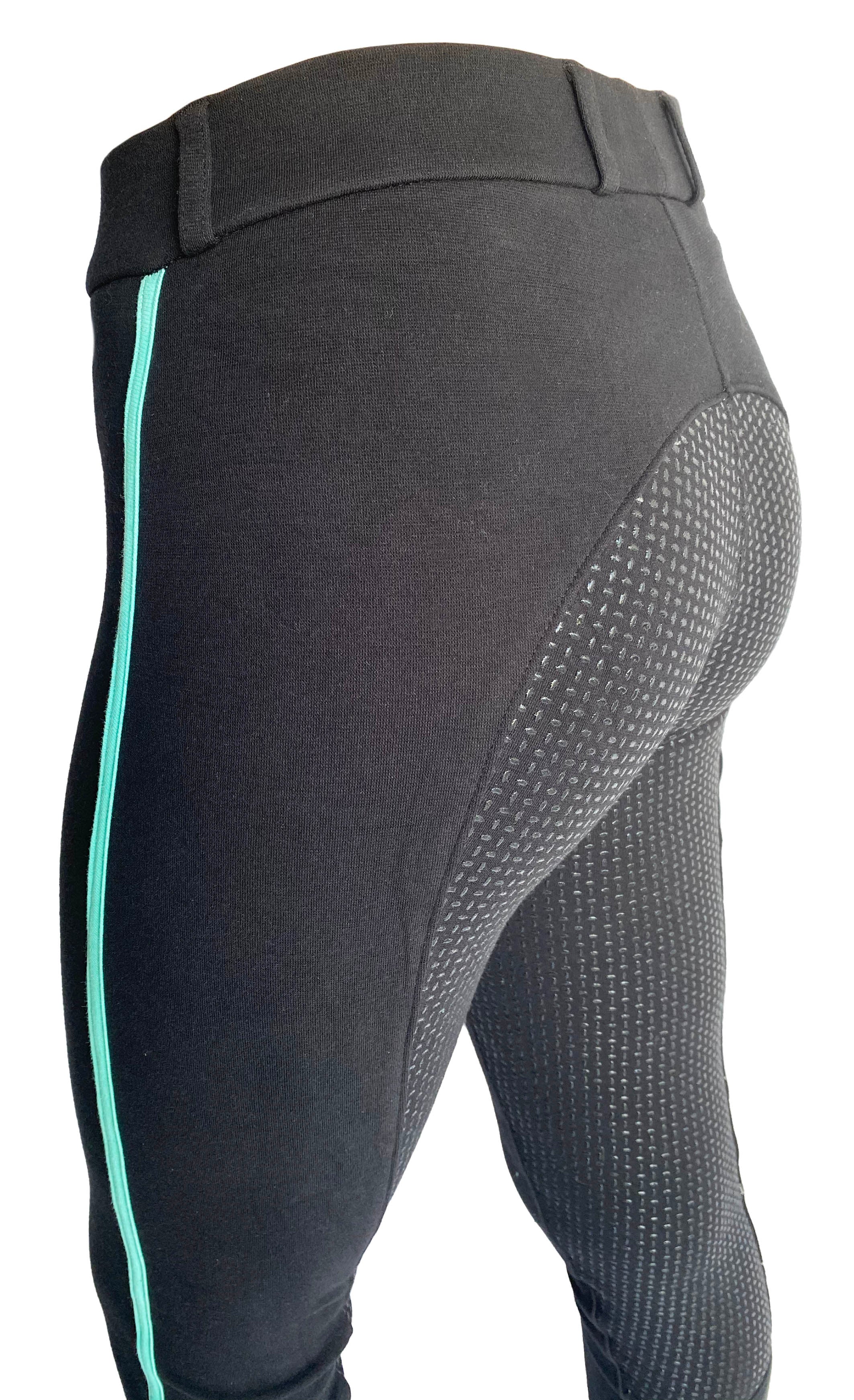 CA Stripe Pullon Ladies w/Grip Black/Pink / 8