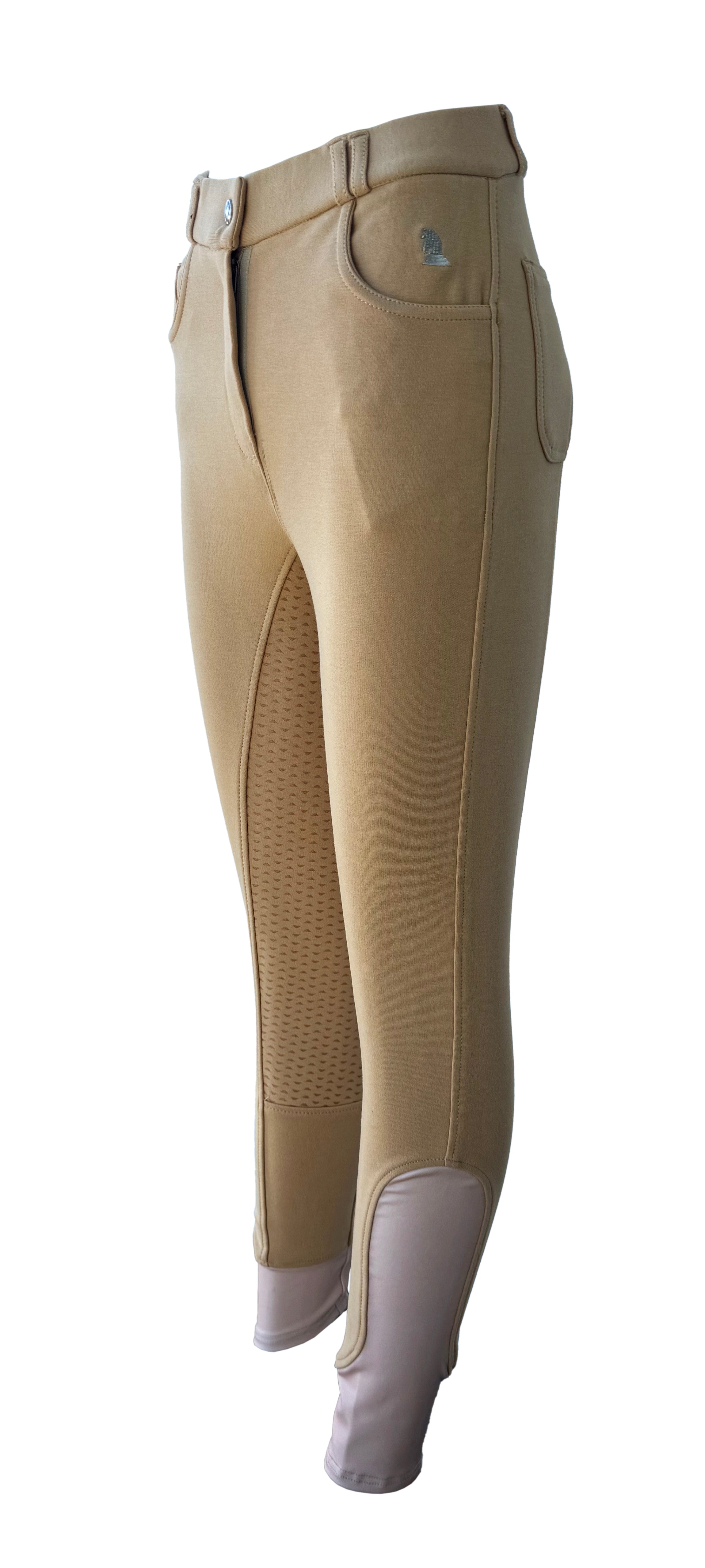 CA Club Cotton Gel Grip Breech Beige / 8