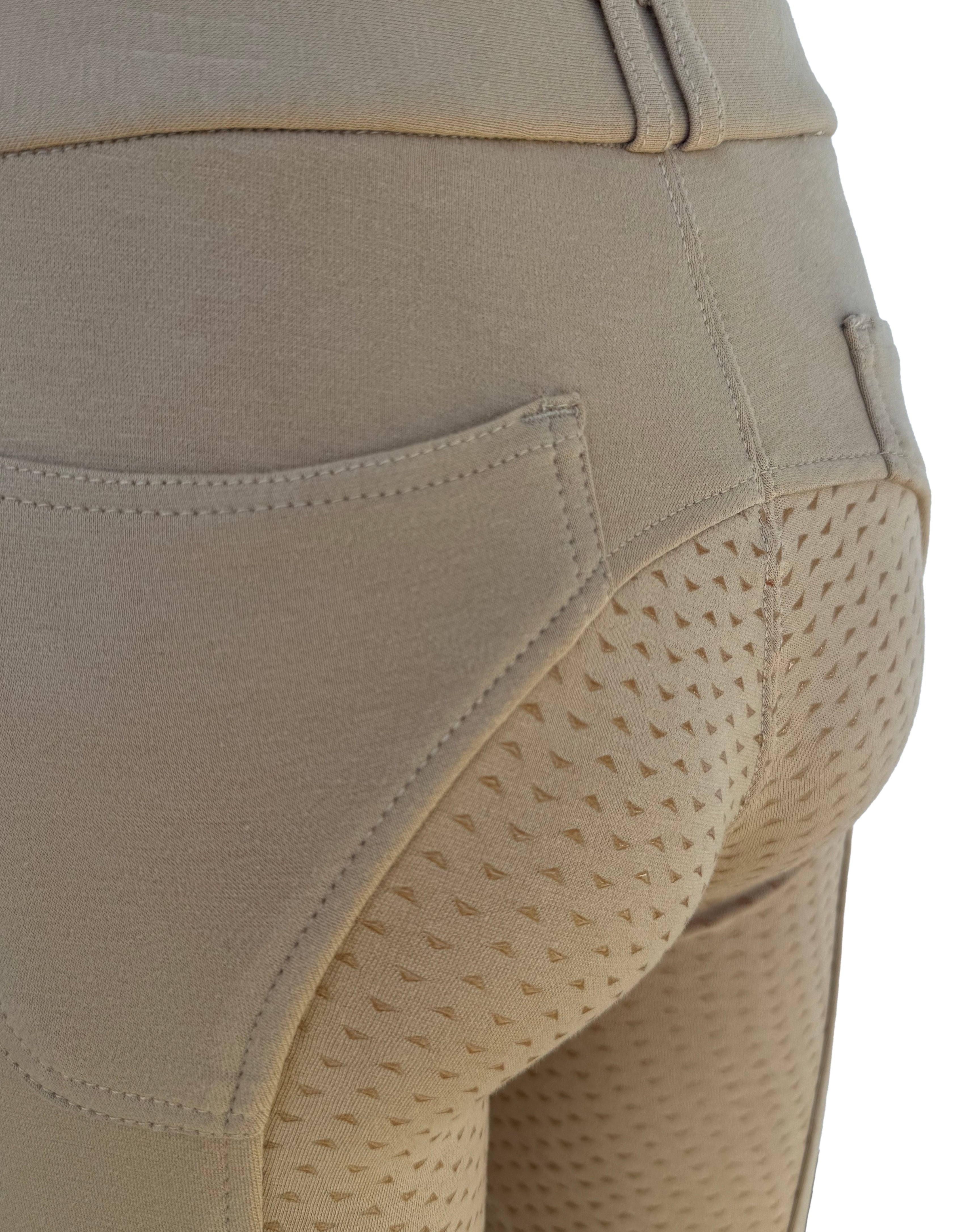 CA Club Cotton Gel Grip Breech Beige / 8