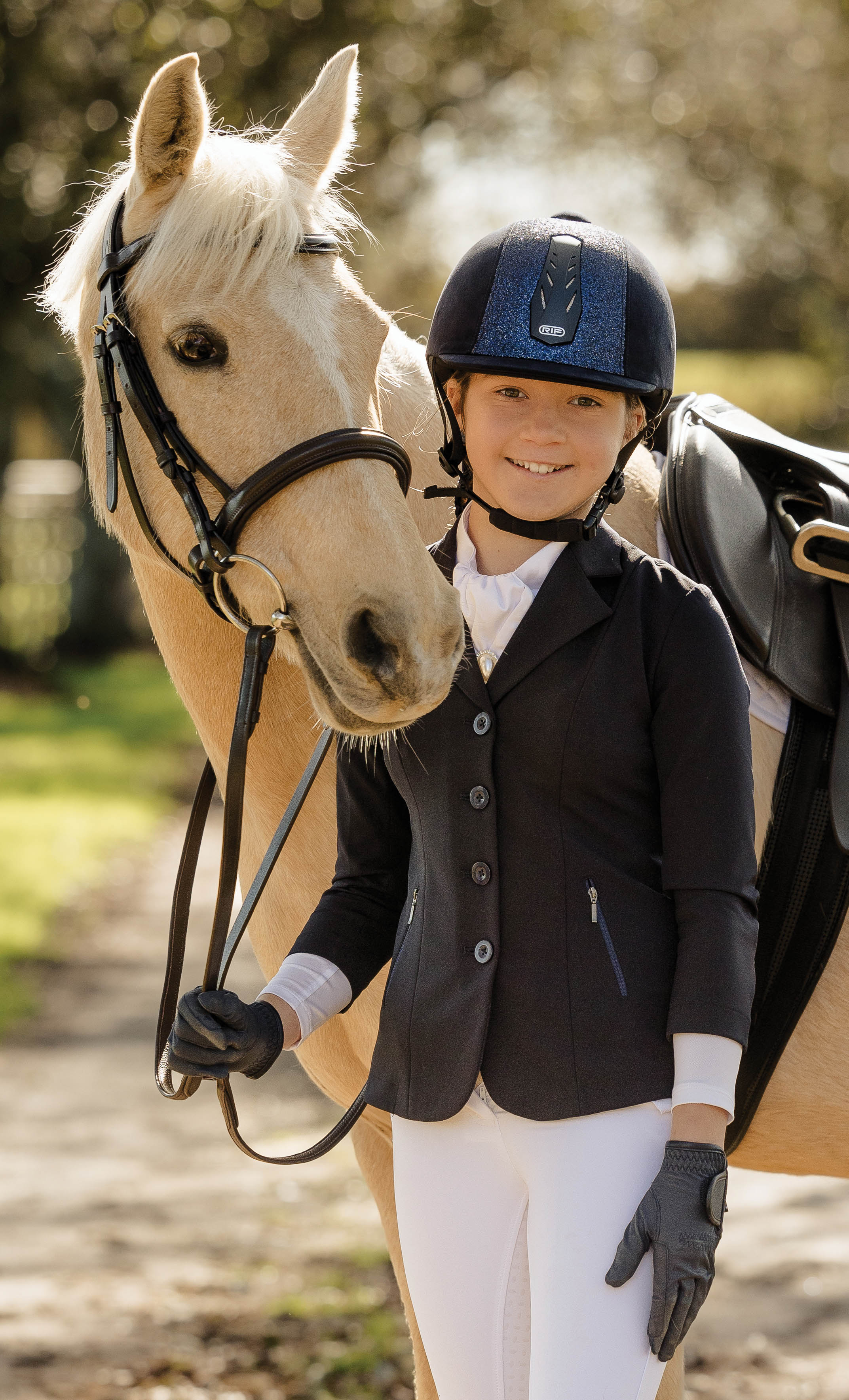CA Kids Essen Riding Jacket Black / Large