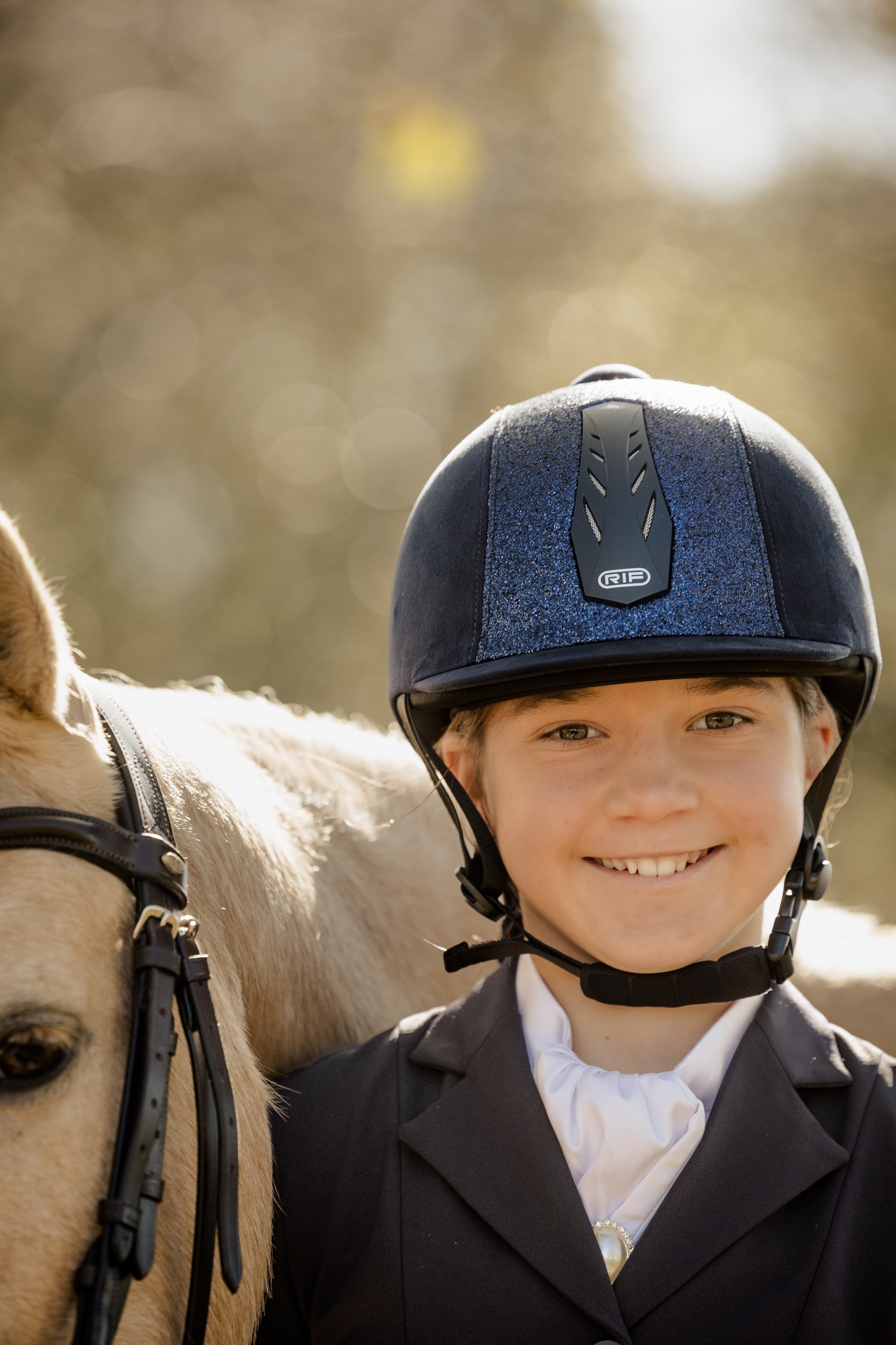 RIF Abby Riding Helmet KM % Black / 59-61 XL