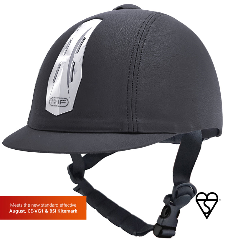 RIF Zoe Riding Helmet KM % Black / 59-61 XLarge