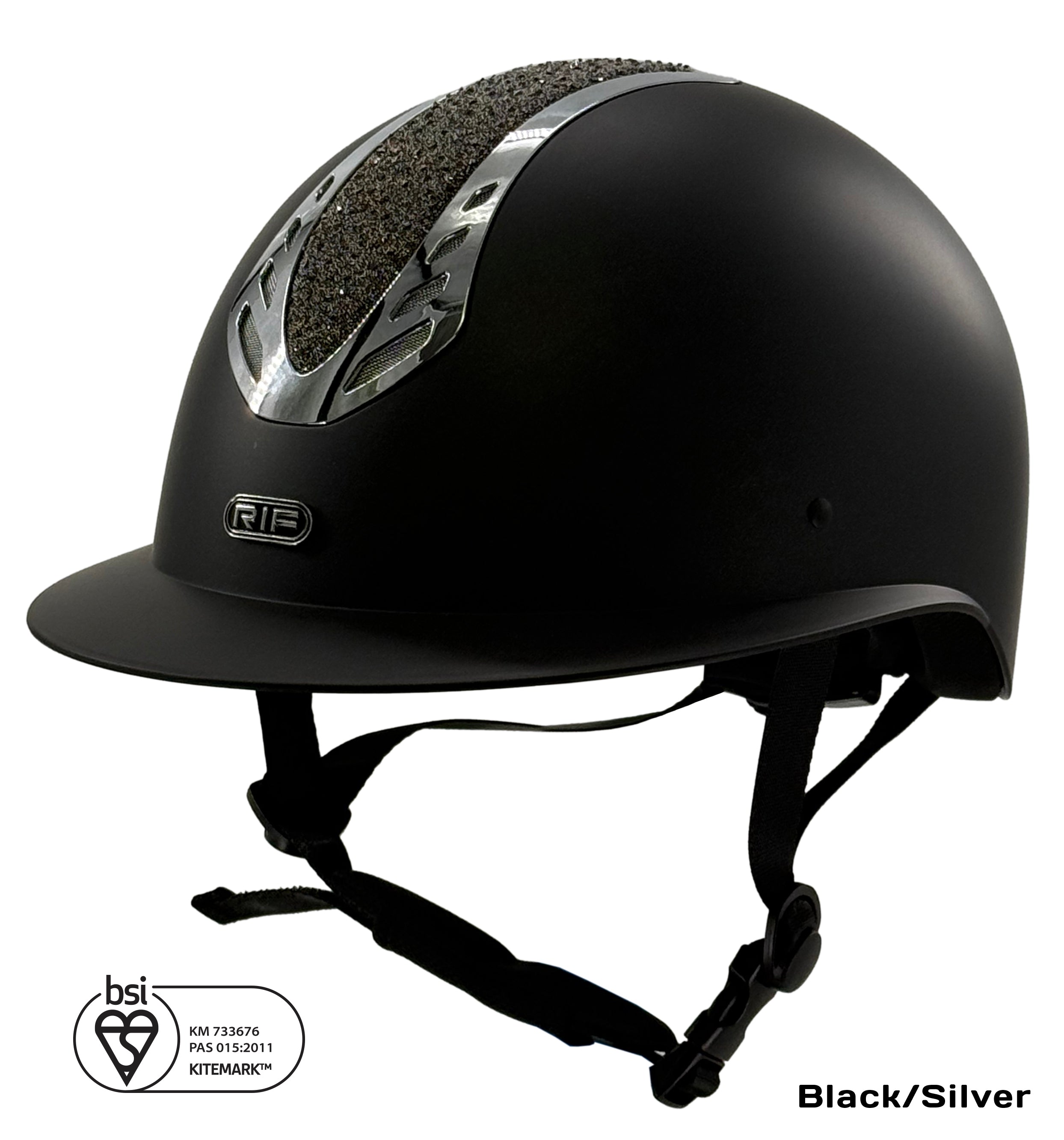 RIF Mia Helmet KM Black/Silver / 58-60 Large