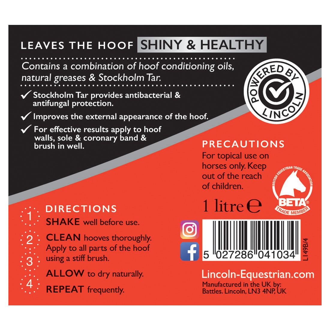 Lincoln Classic Hoof Ointment One / 250g