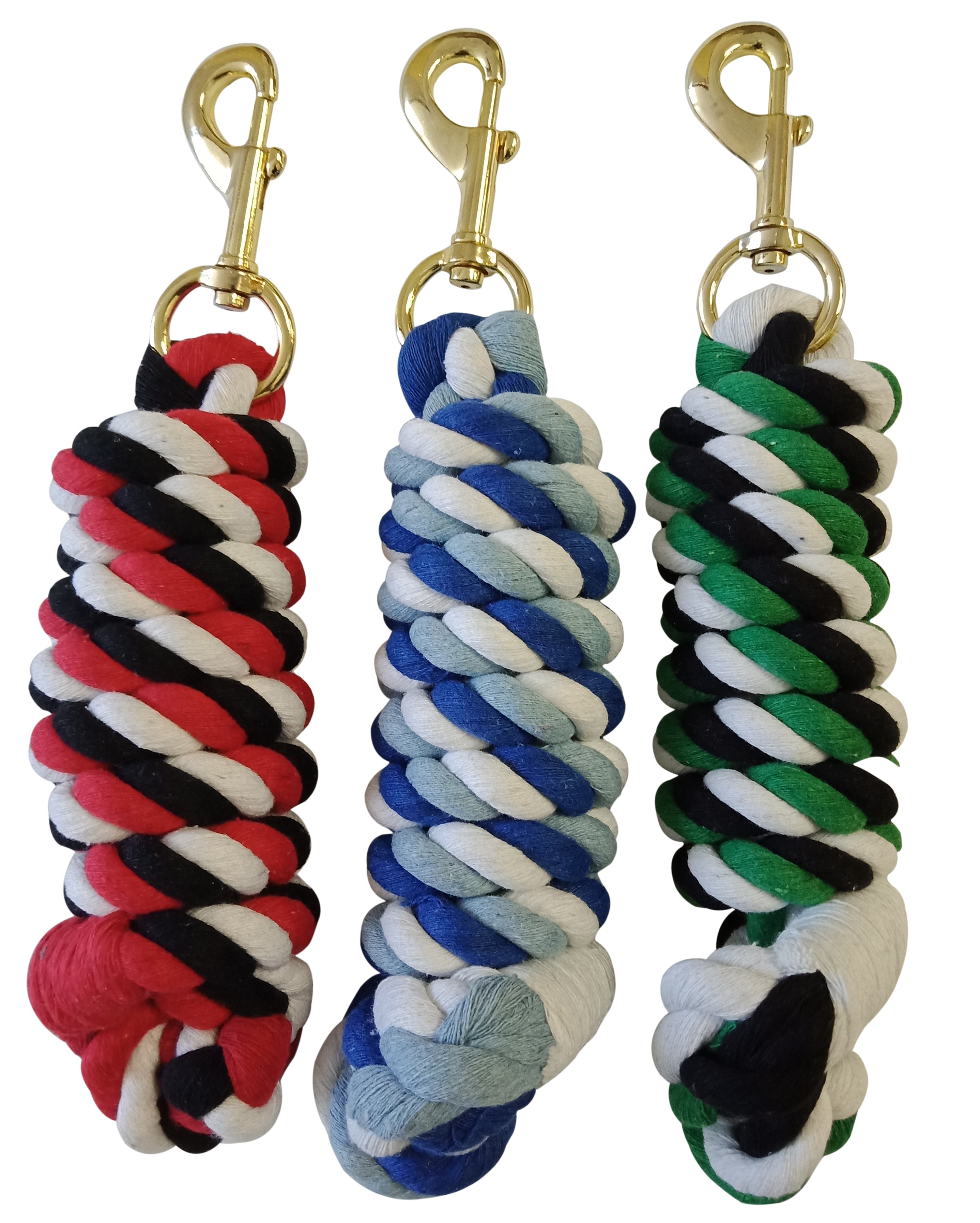 Prima Plus Cotton Lead Rope Black/White/Red / All
