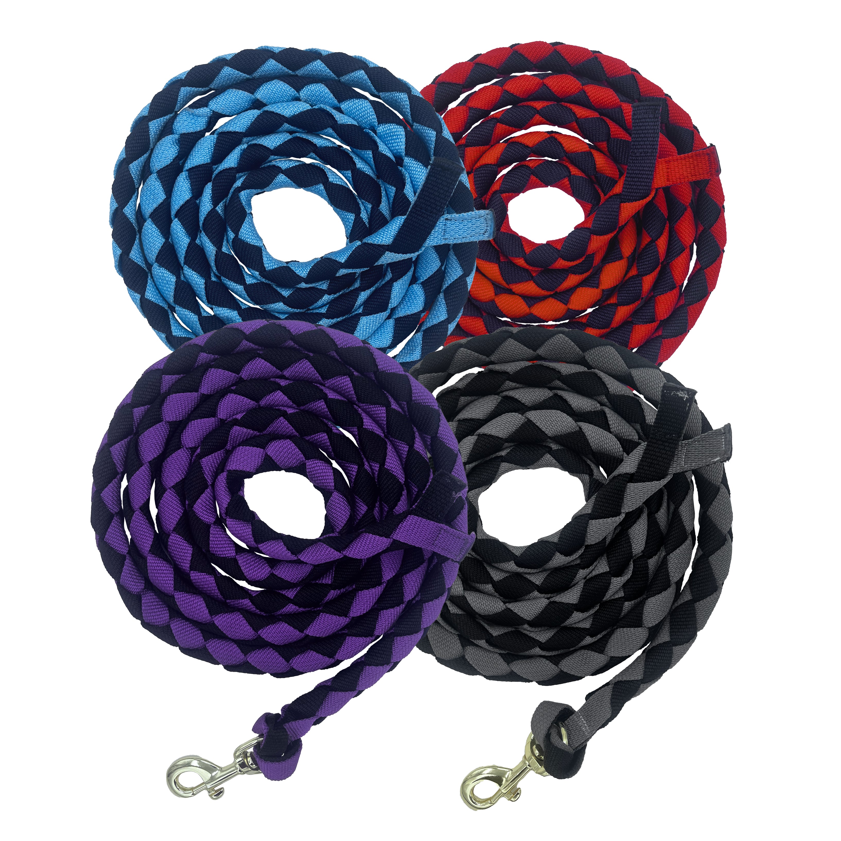 Prima Plaited Lead 9ft Black/Grey / 9ft