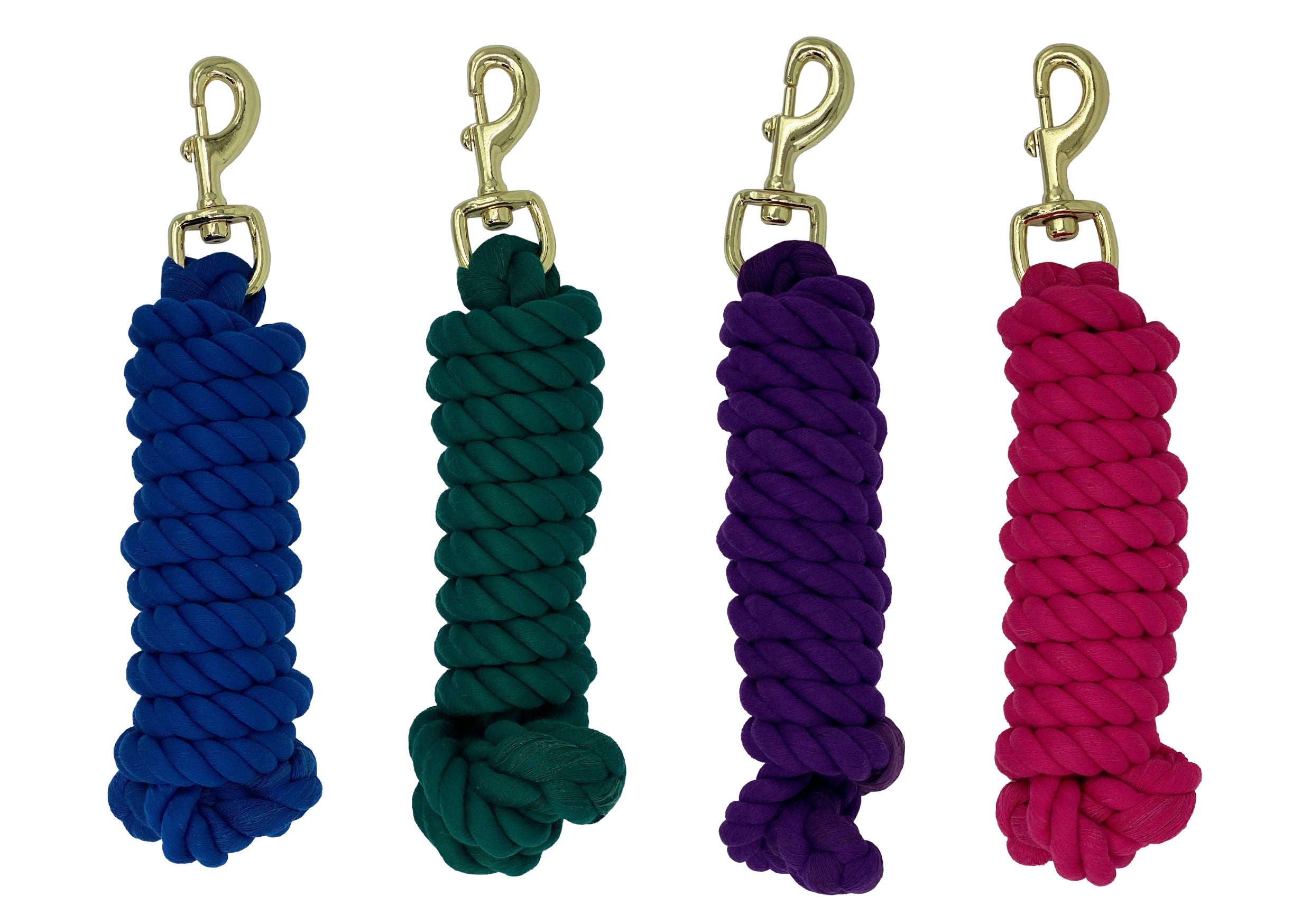 Prima Plus Cotton Lead Rope 8ft Black / 8ft