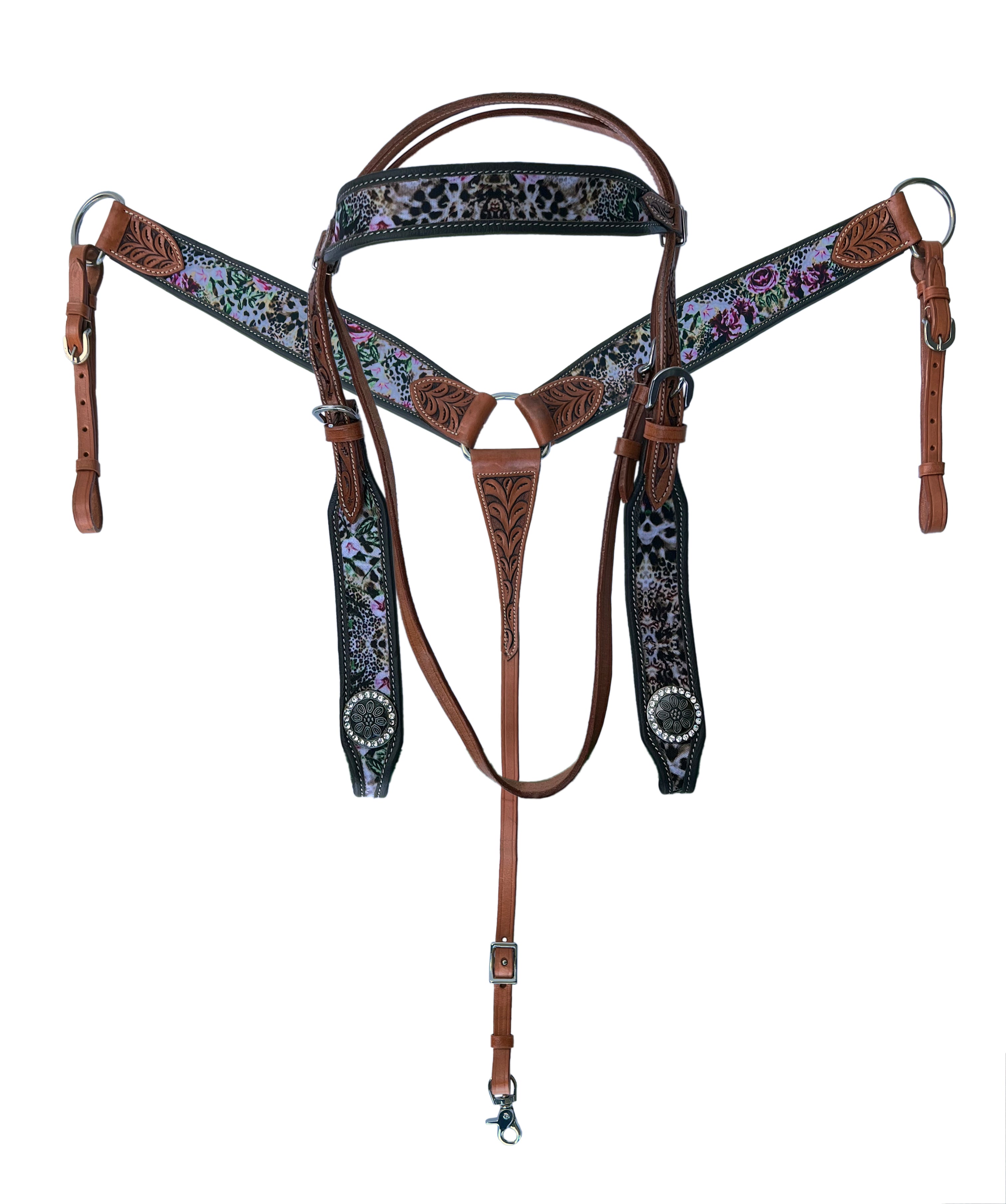 Origin Bridle & Bplate Set-Floral