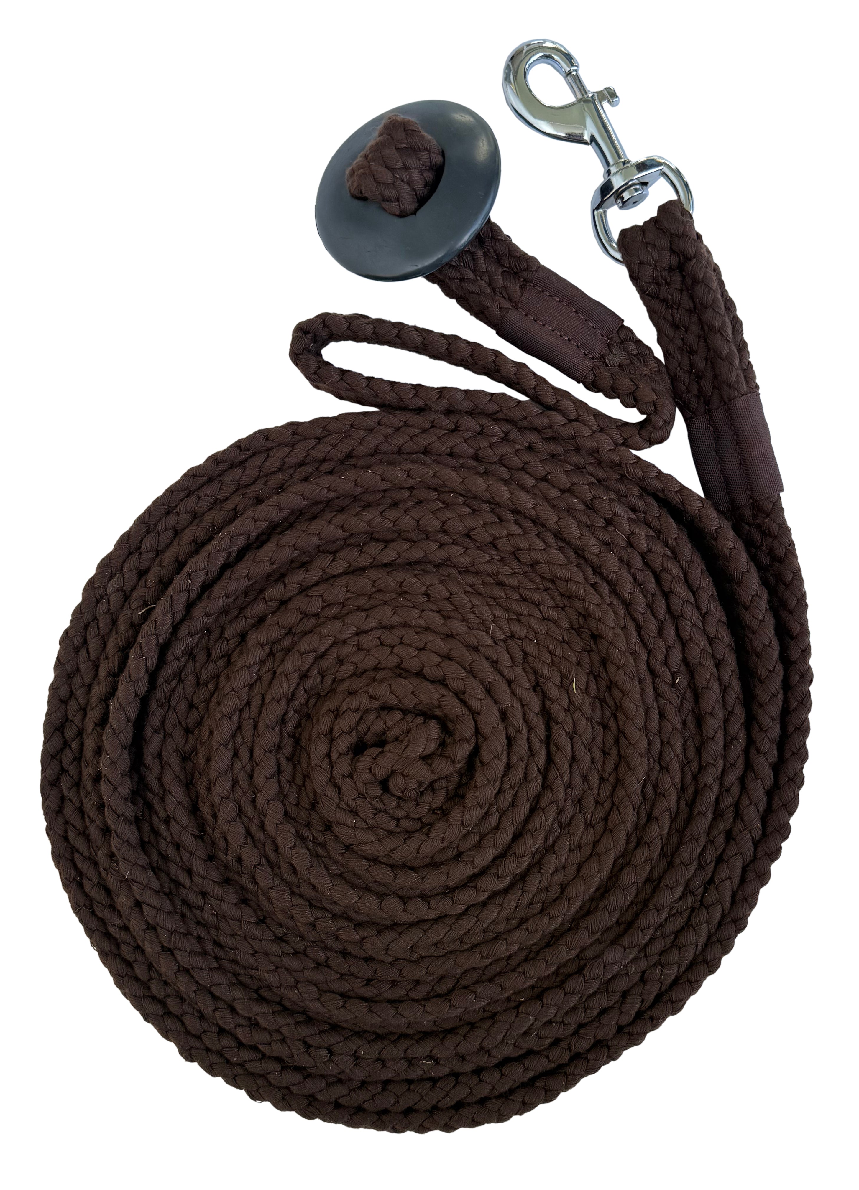 Origin Cotton Braided Lunge Lead Brown / All