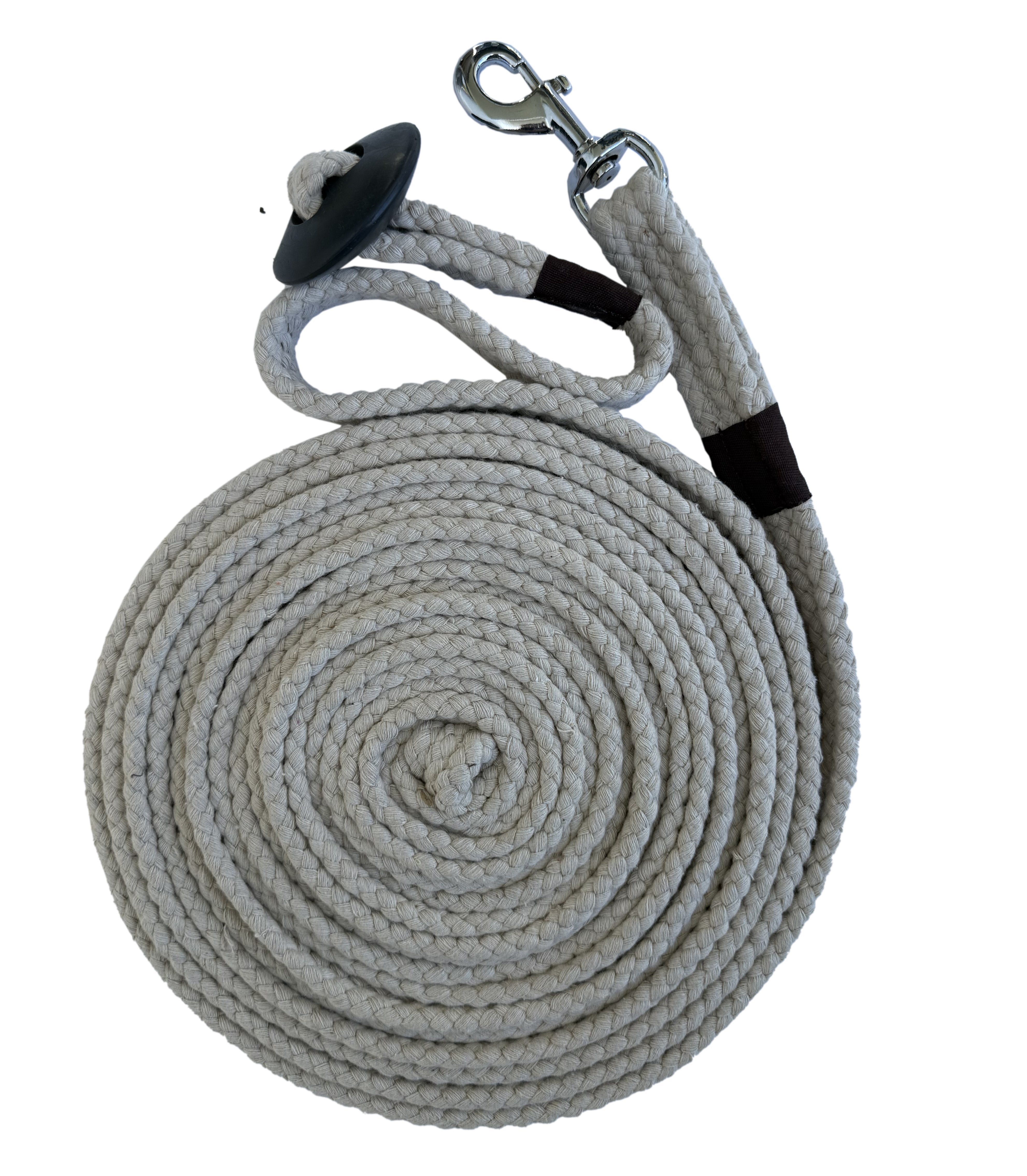 Origin Cotton Braided Lunge Lead Brown / All