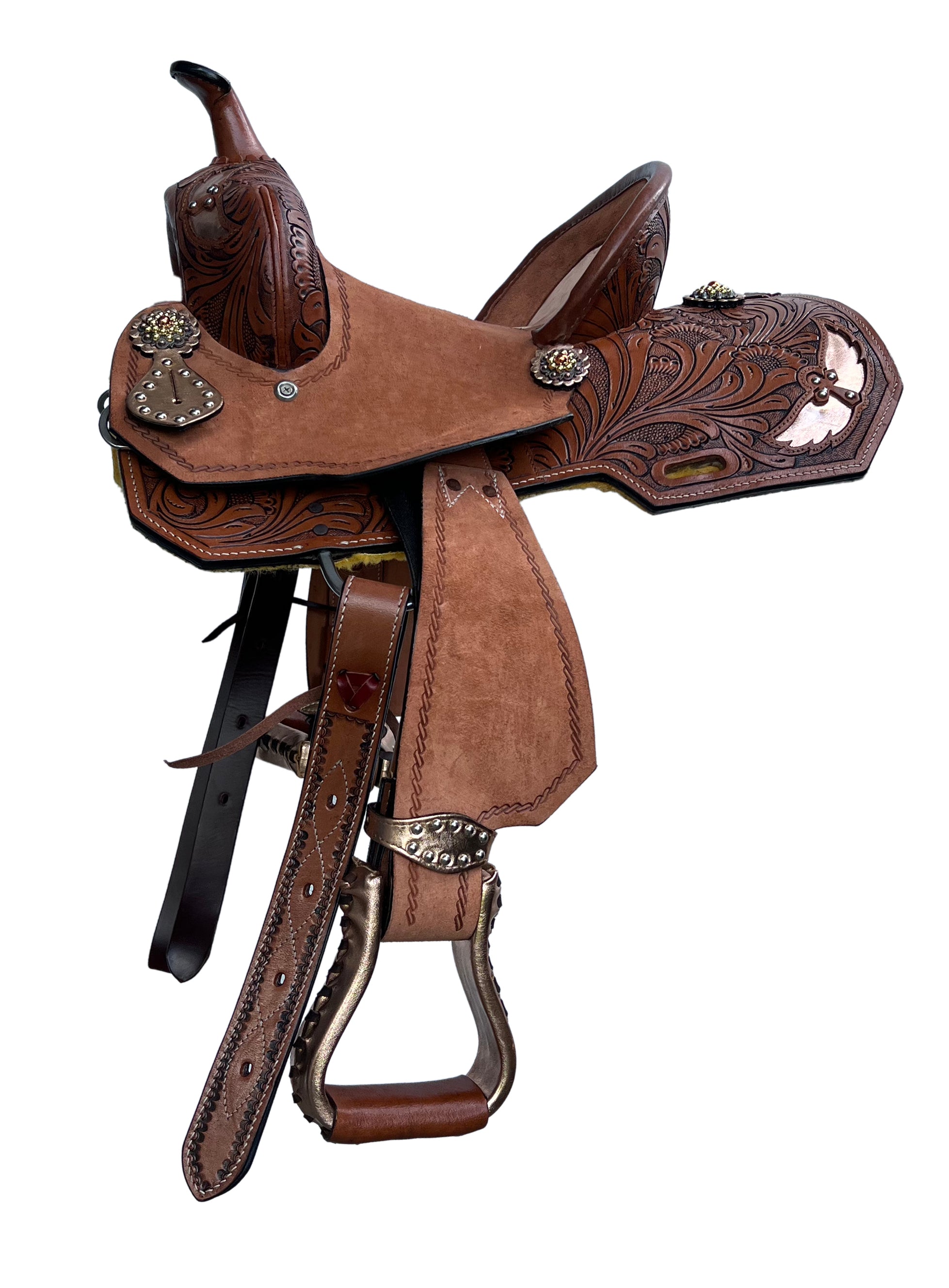 Origin Kids Antiqued Western Saddle 10"
