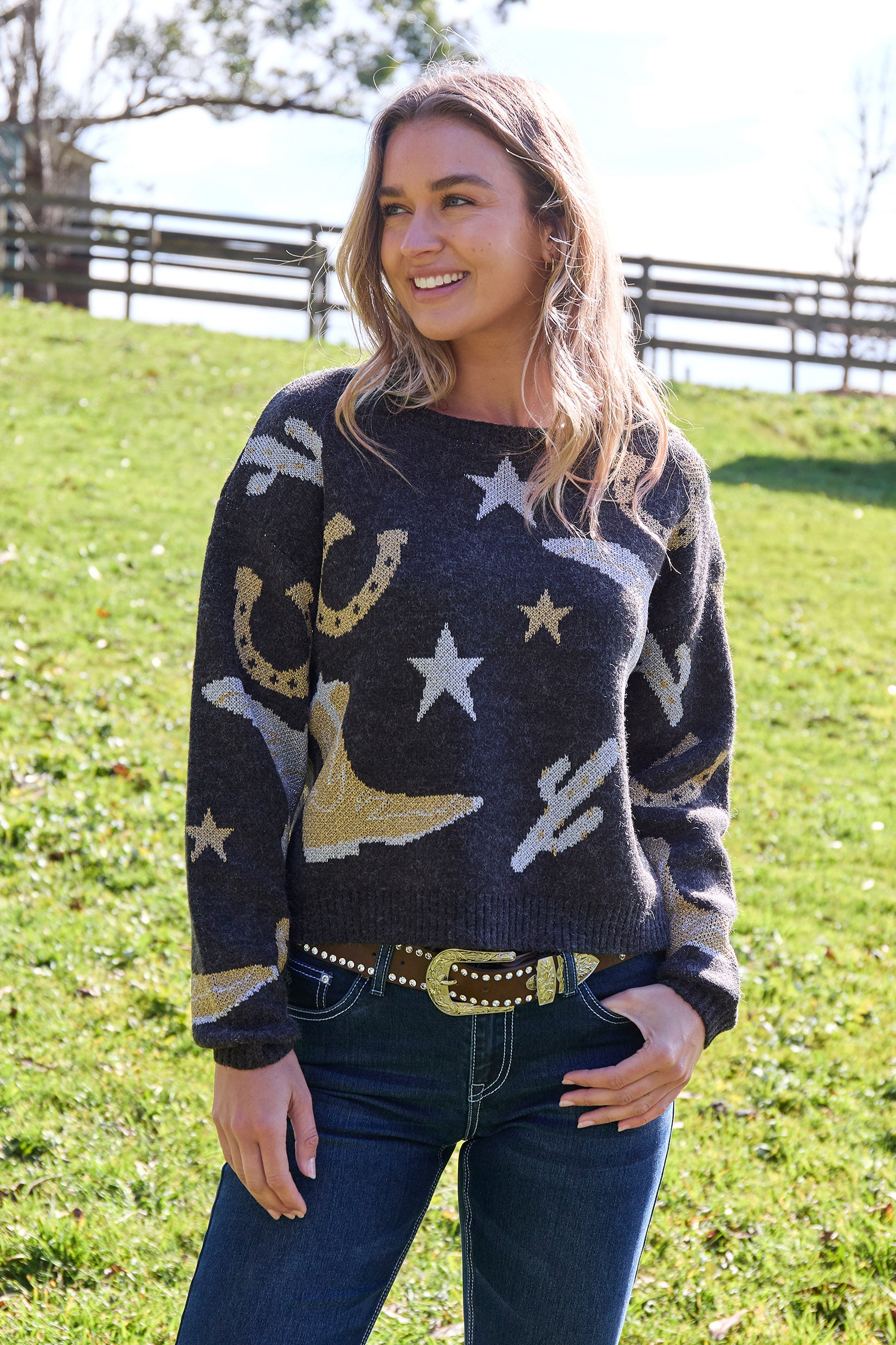 Pure Western Womens Marcy Jumper One / 10