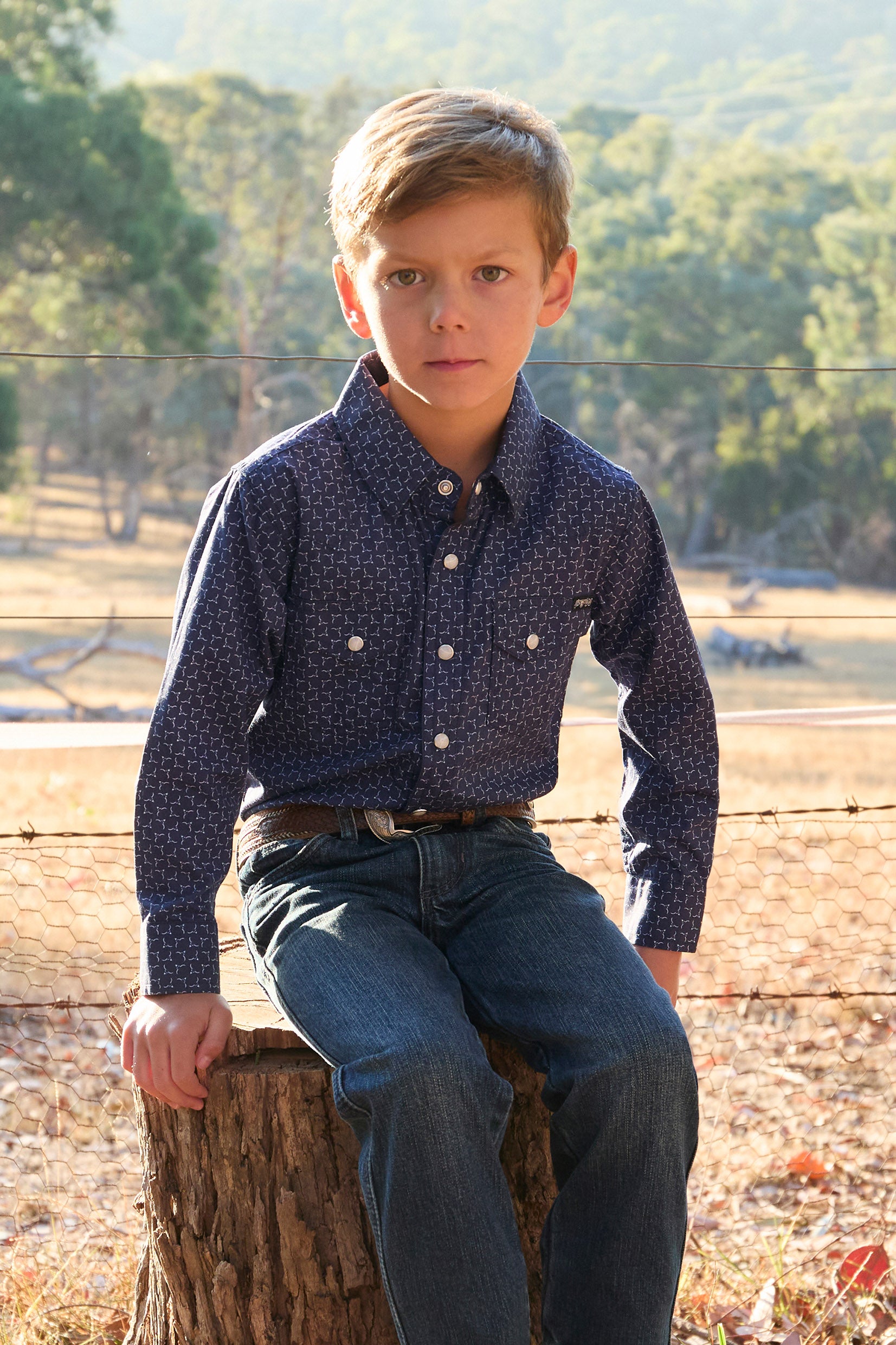 Pure Western Boys Jett Shirt One / 10