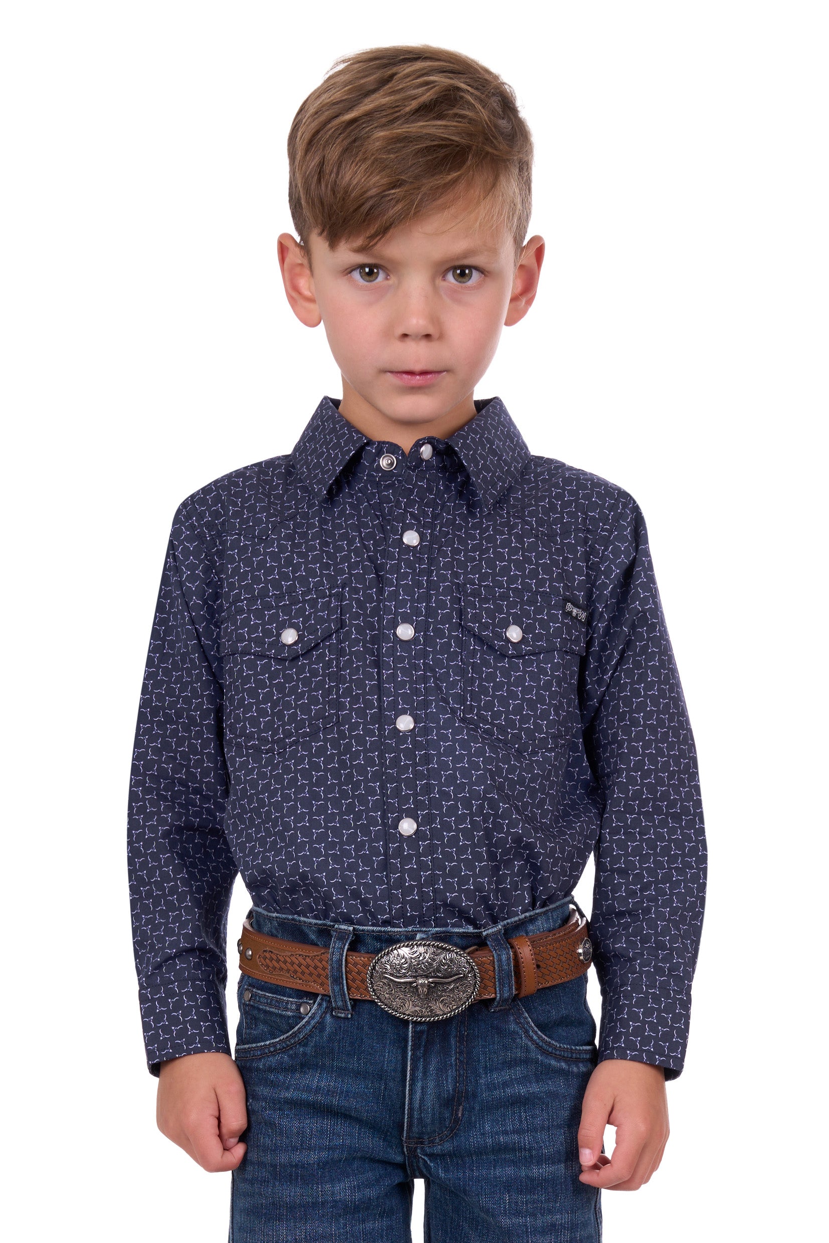 Pure Western Boys Jett Shirt One / 10