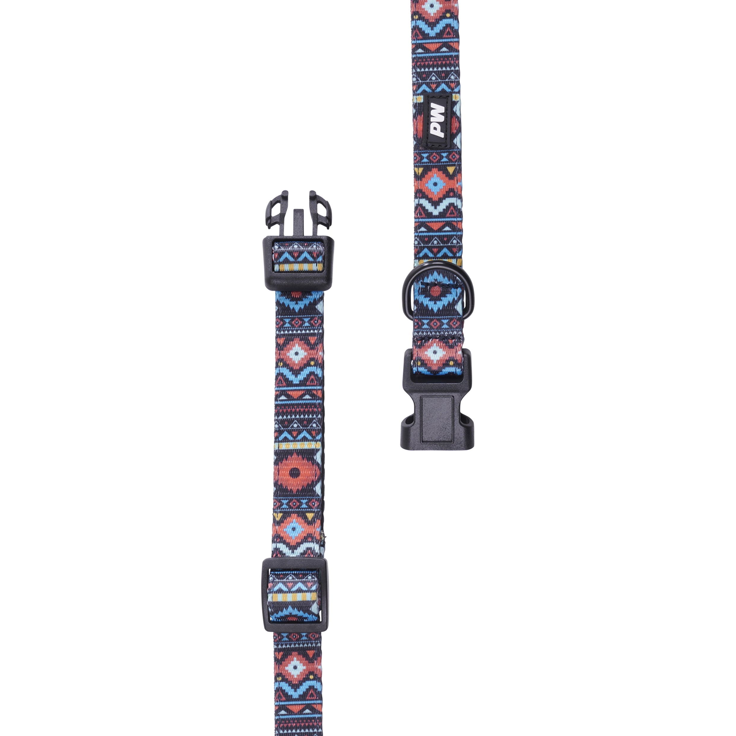 Pure Western Billie Dog Collar% Blue / Large