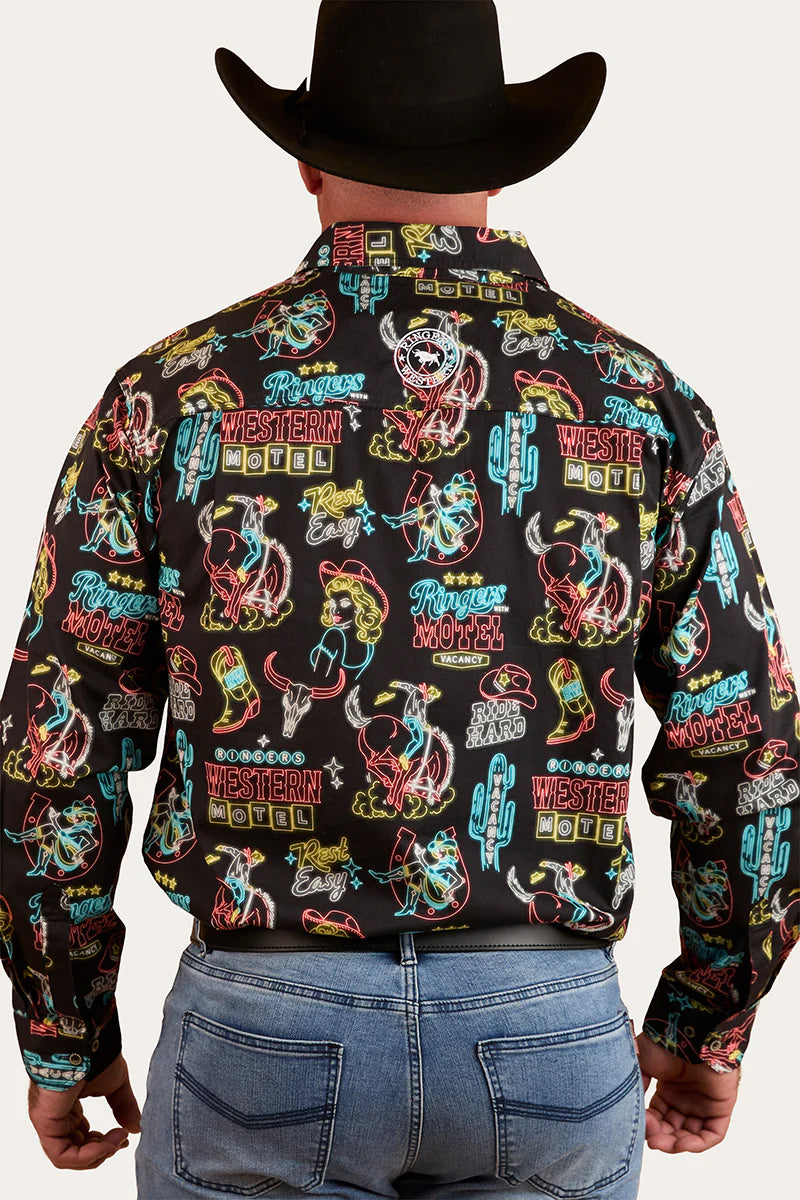 Ringers Dyno Mens Work Shirt Black/Multi / XX Large