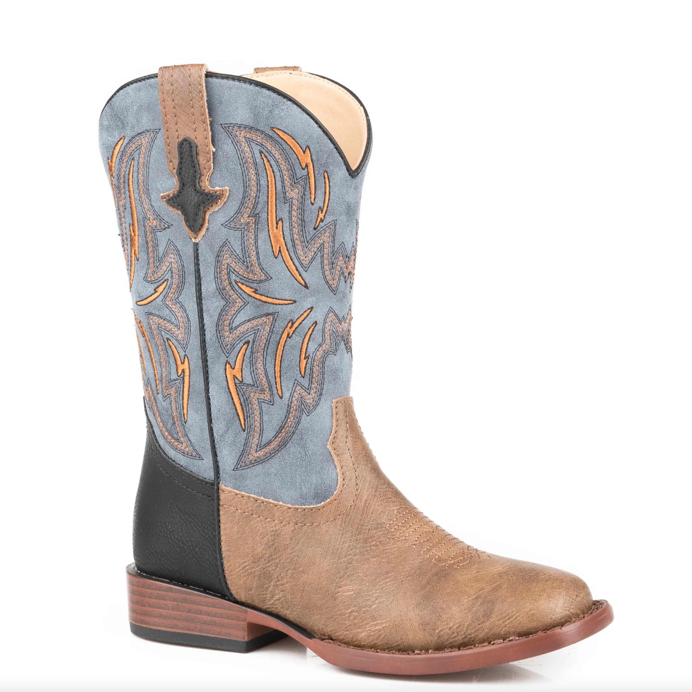 Roper Big Kids Dalton Tan/Blue / 4