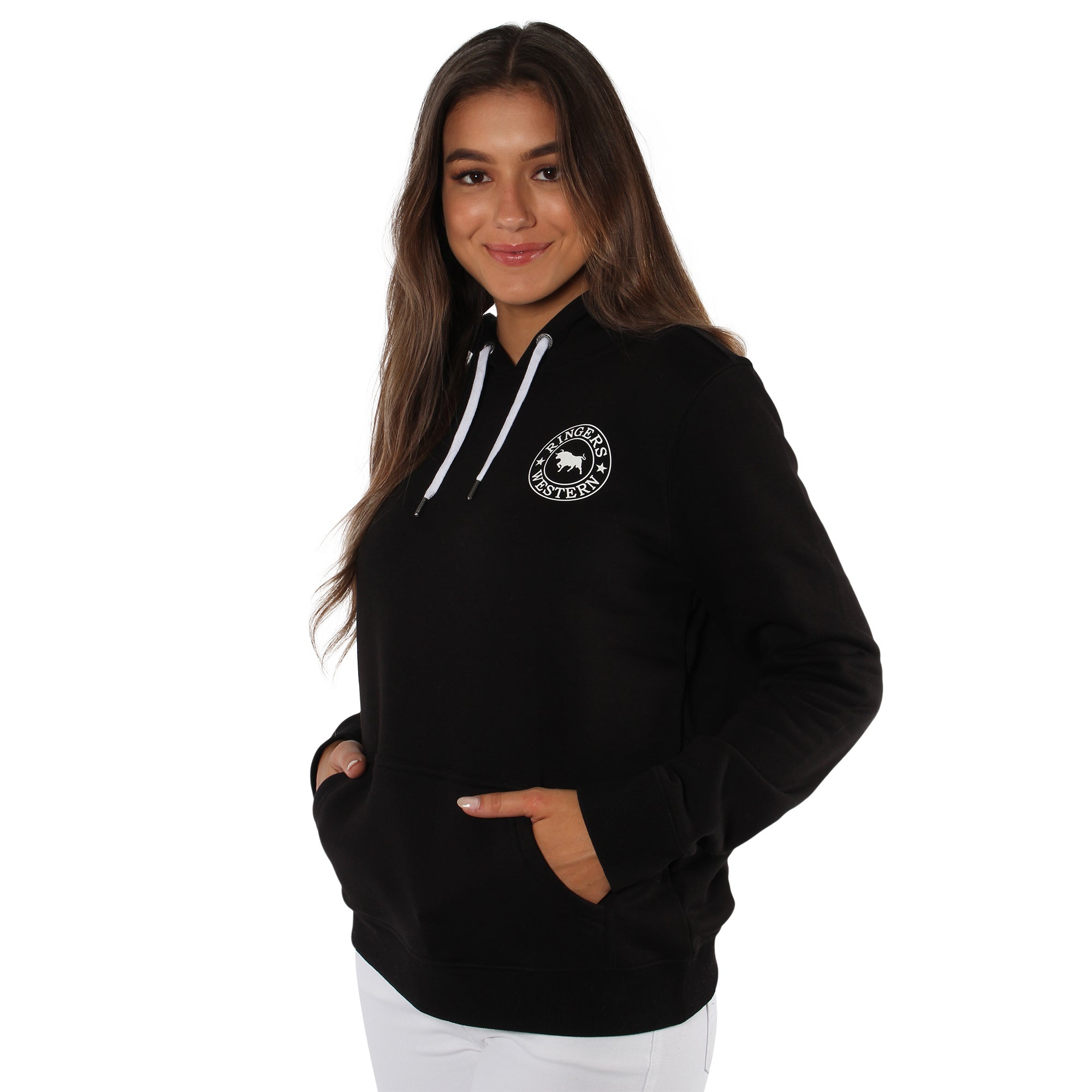 Ringers Signature Bull Hoodie Black/White / 10