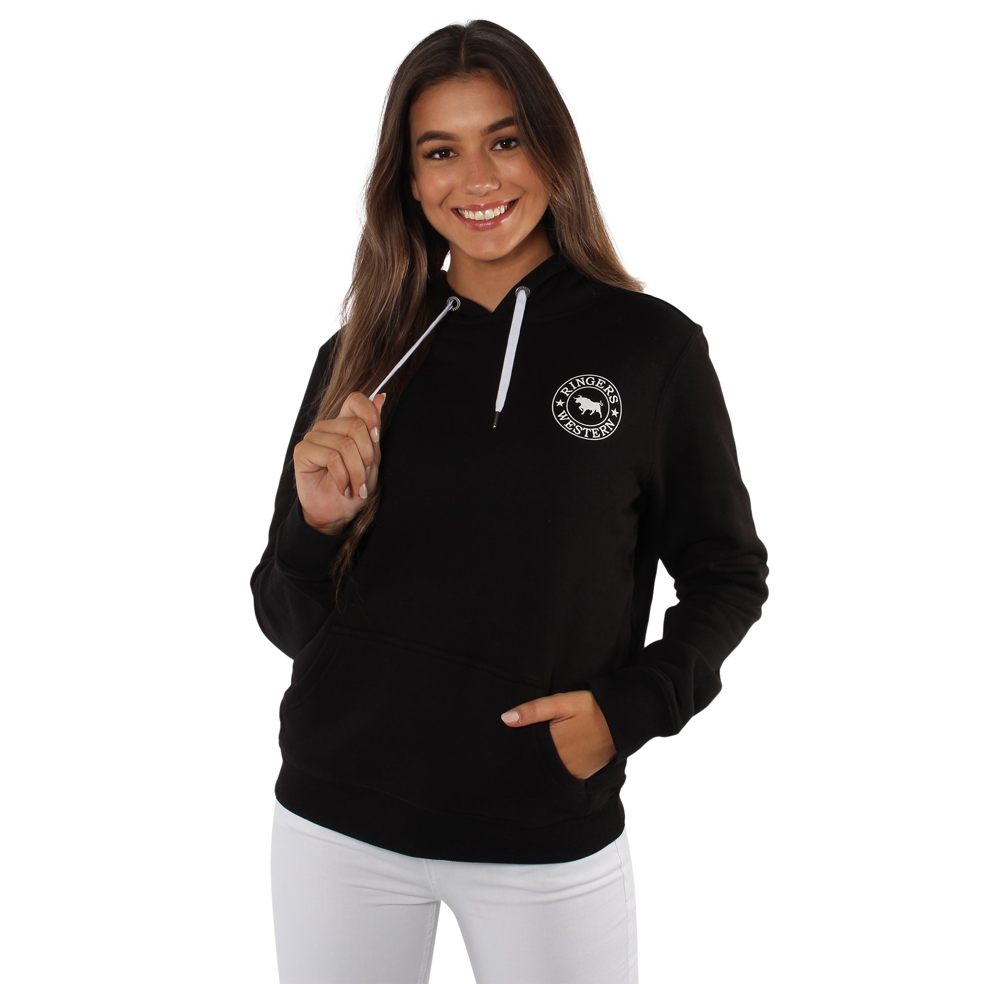 Ringers Signature Bull Hoodie Black/White / 10