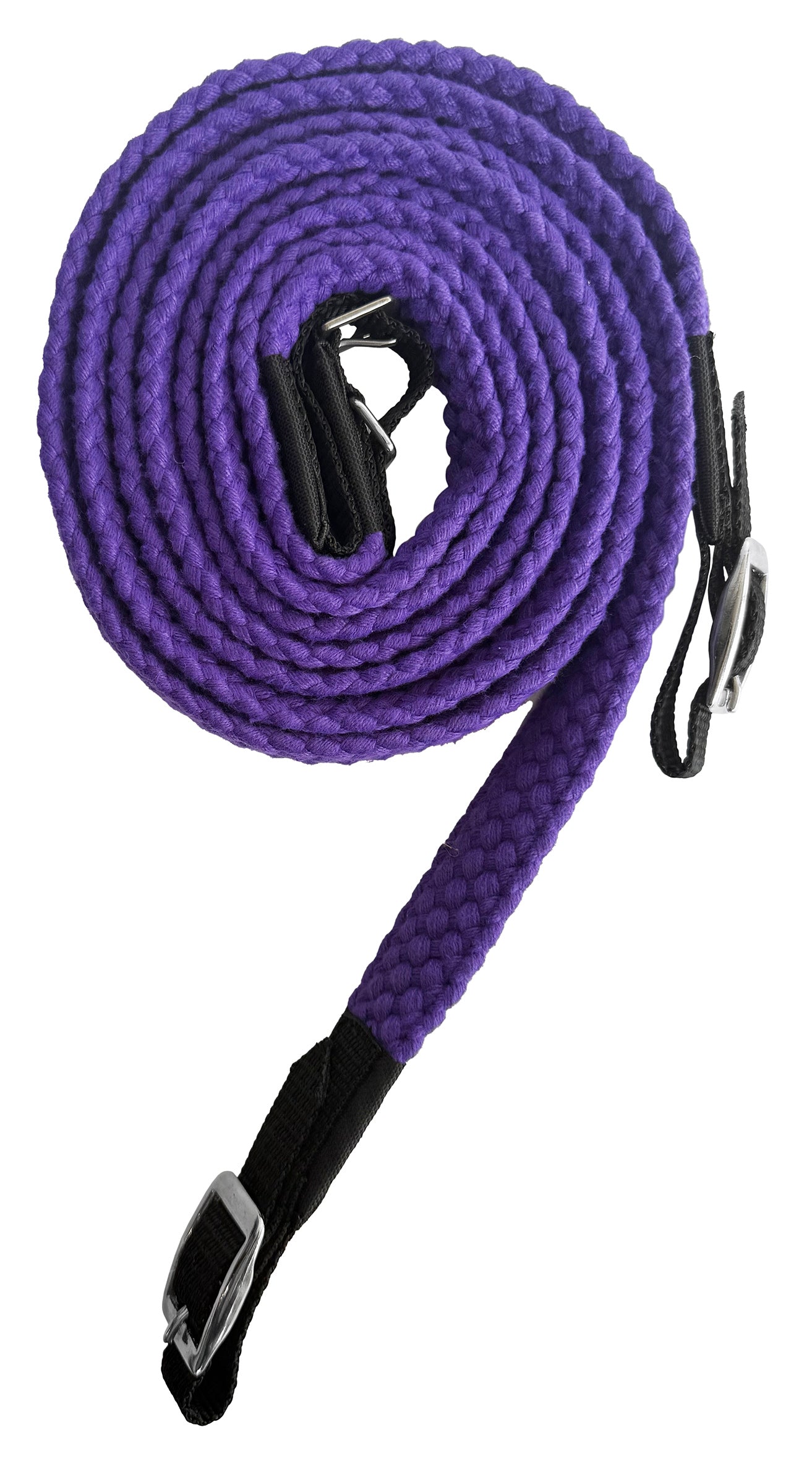 Enzo Poly Braided Reins Black / All